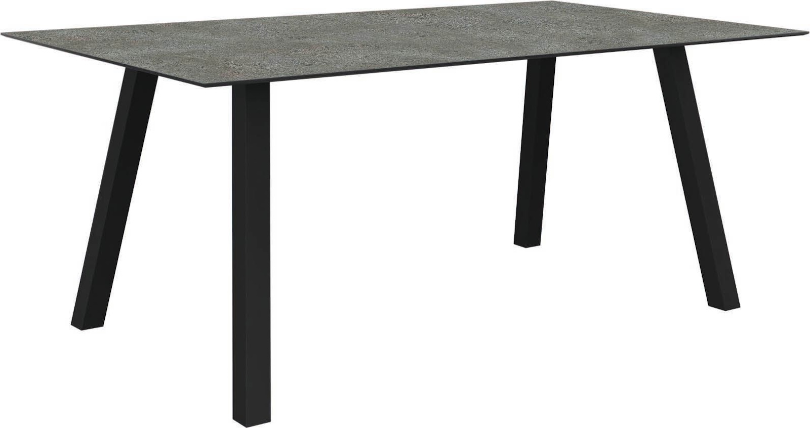 Stern Dining-Tisch Gartentisch Tisch Interno 180x100 cm Vierkantrohr Aluminium