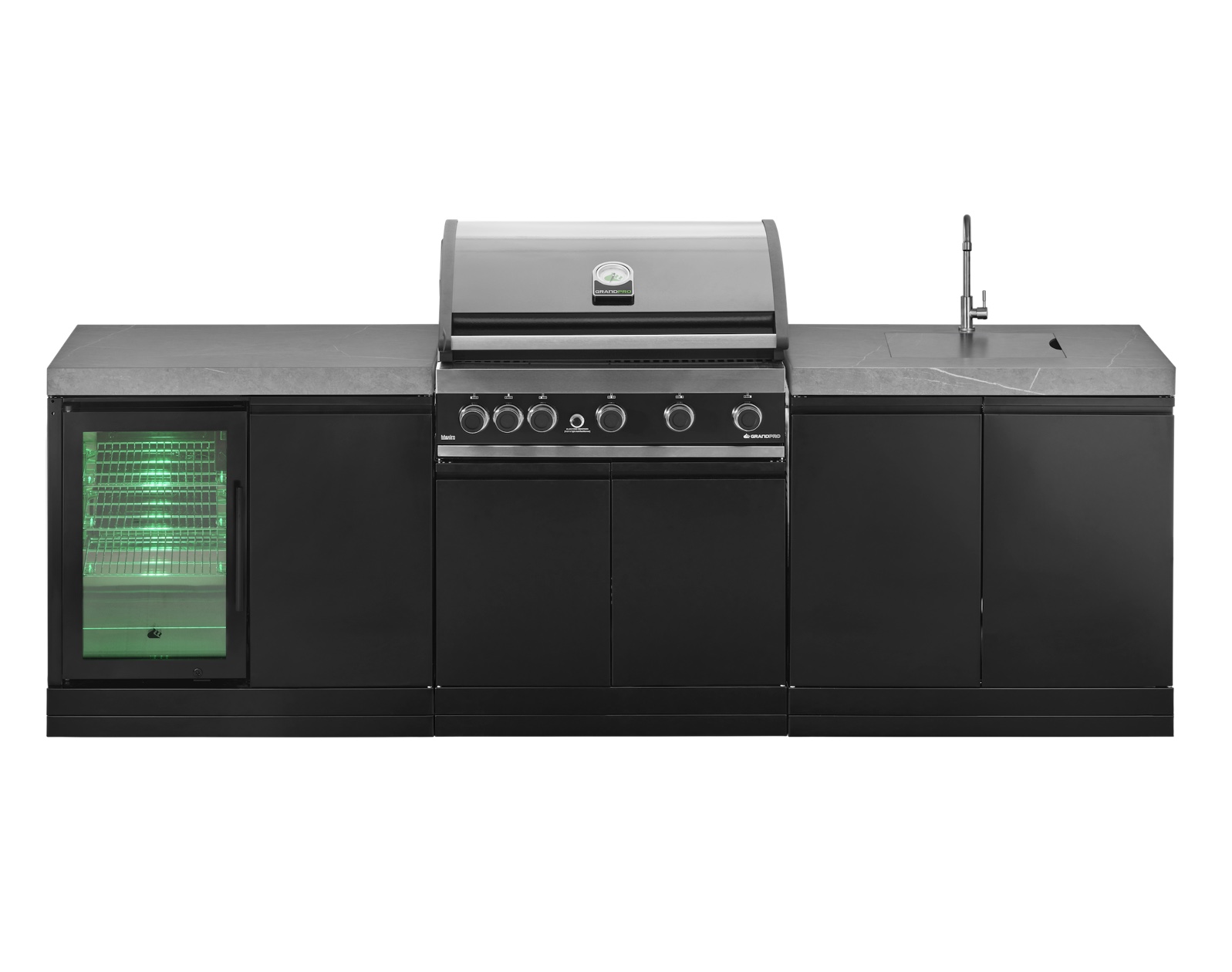 Grandpro Outdoorküche 262 Series Küchenmodul mit Maxim G5 Gasgrill G262MG55FS