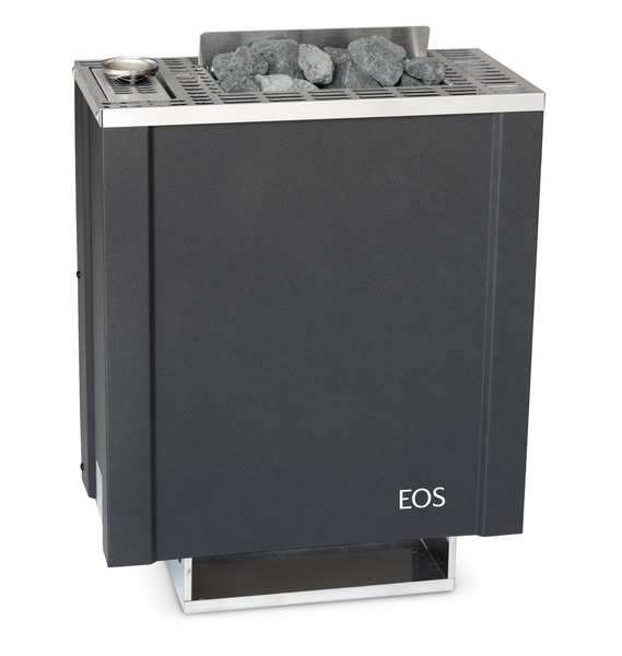 Eos Bi O Filius W 4,5 kW Saunaofen mit Verdampfer Verdampferofen Combiofen Anthrazit