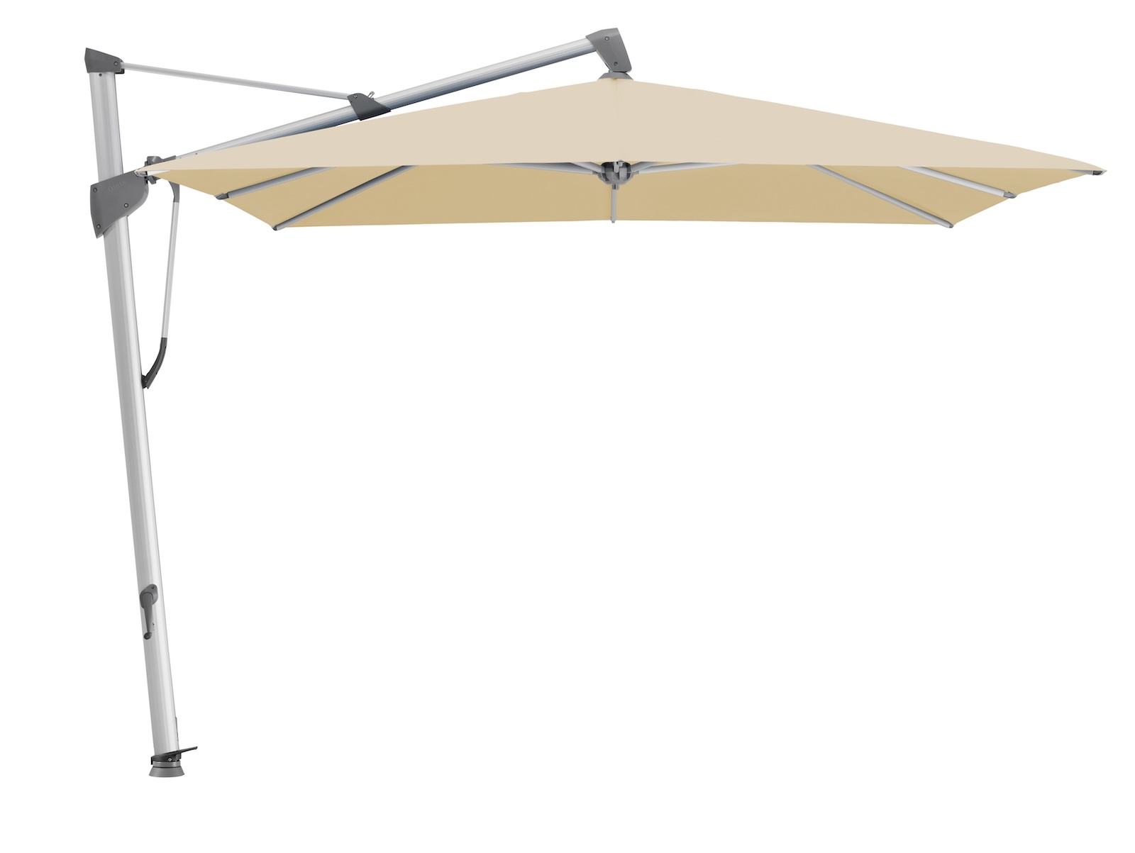GLATZ Ampelschirm SOMBRANO® S+ quadratisch 300 x 300 cm Freiarmschirm in 26 Farben wählbar