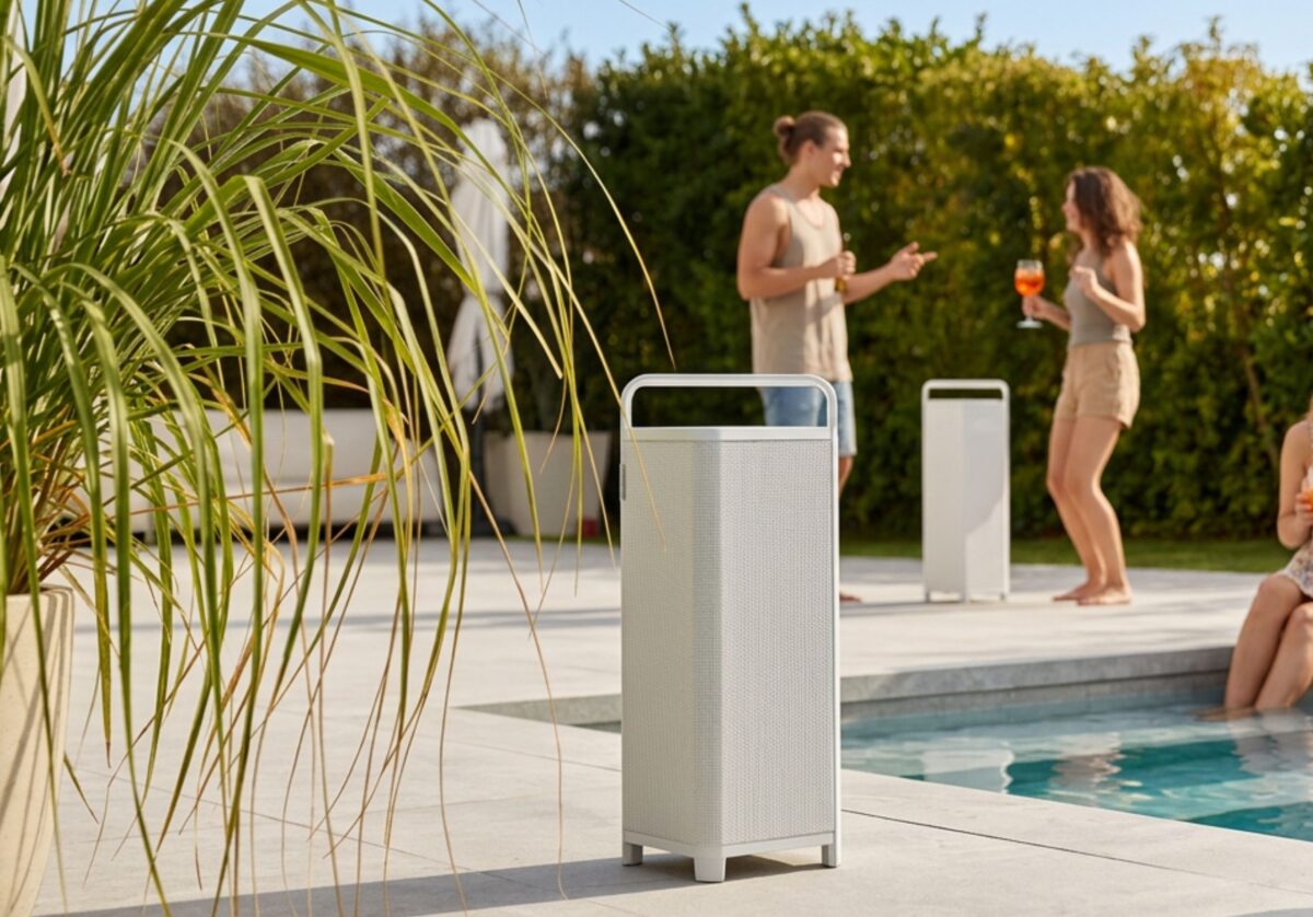 sonoro Vibes L Tragbarer Outdoor Bluetooth Lautsprecher mit HiFi-Klang Weiß