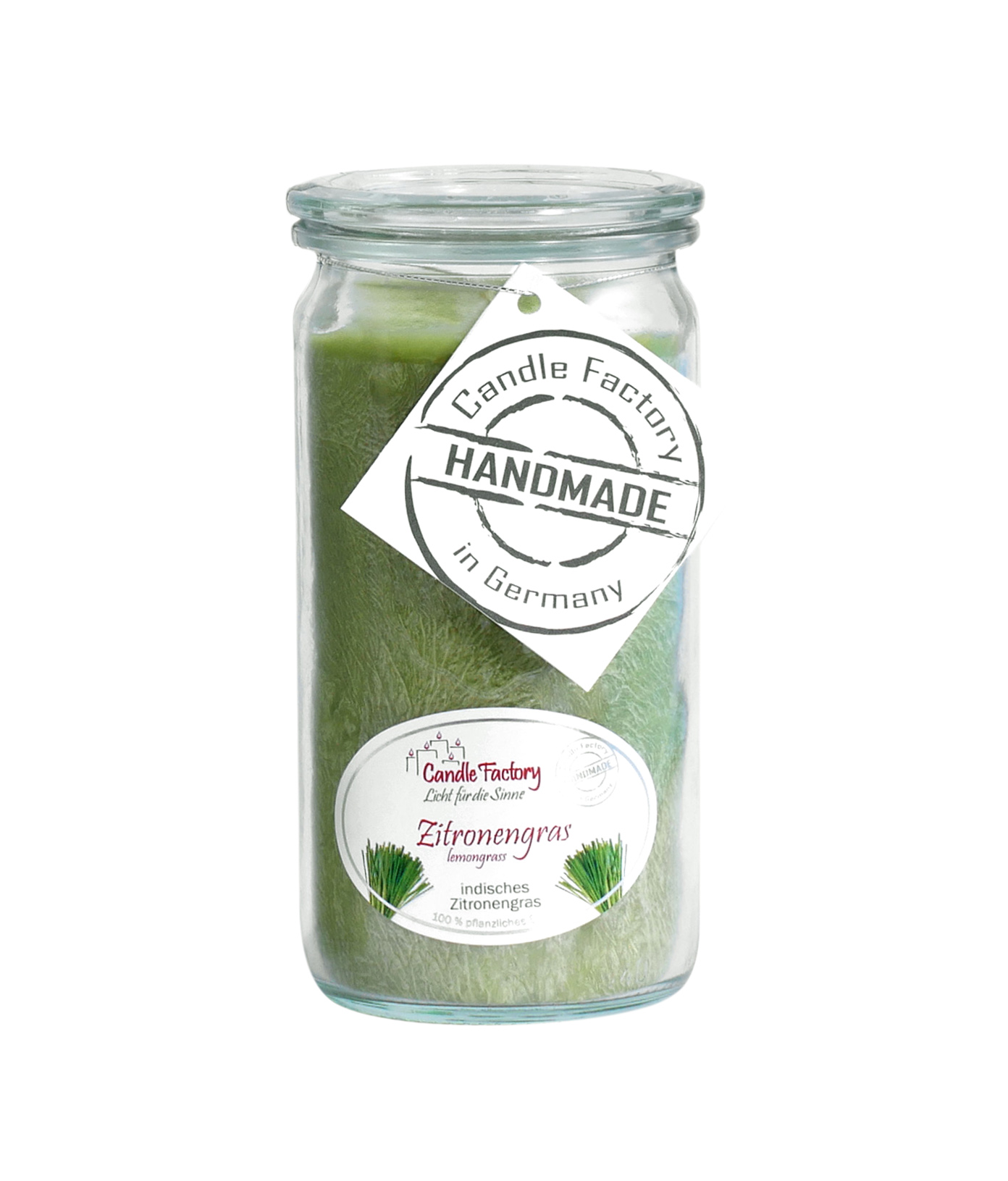 Candle Factory Mini Jumbo Zitronengras Duftkerze Dekokerze 307121