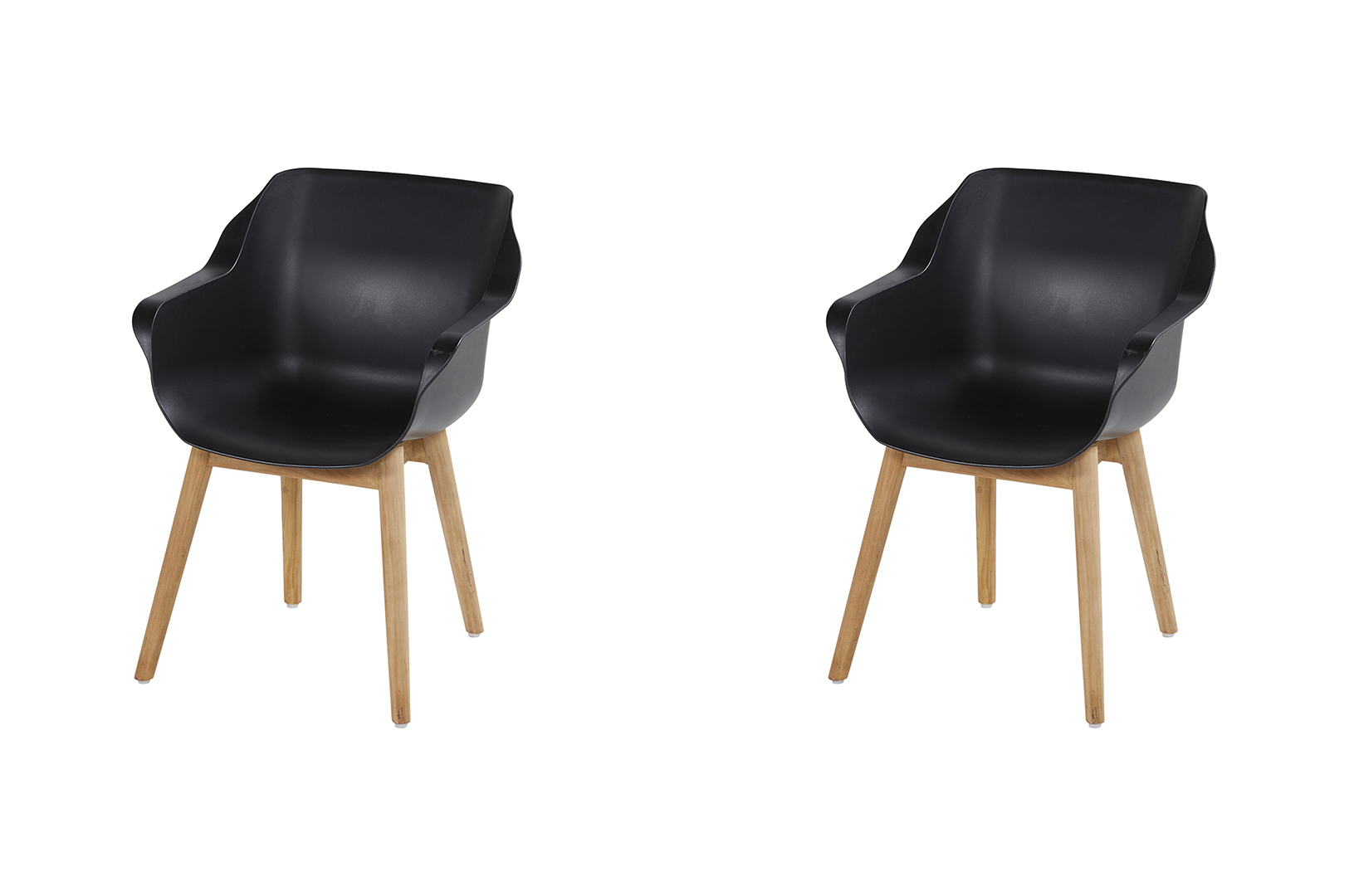 Hartman Sophie Teak Dining Stuhl schwarz