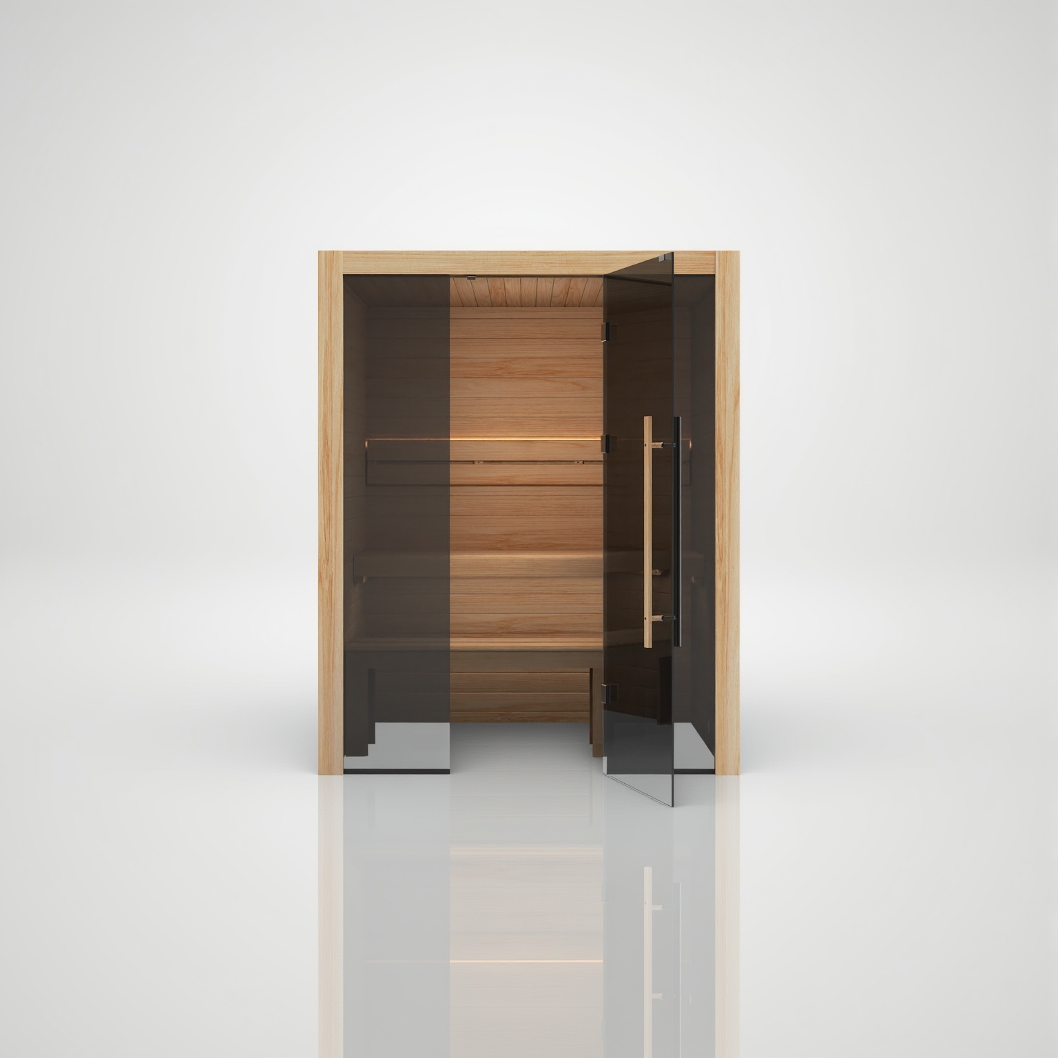 Hekla Traditional 160 Scandi Sauna für 2-3 Personen Saunakabine 160x120x210 cm