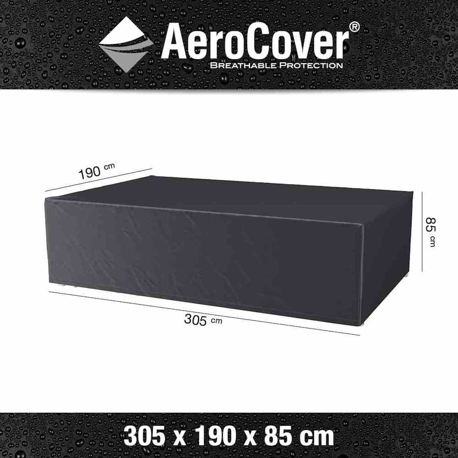 AeroCover Schutzhülle für Sitzgruppen Schutzhaube Tischhülle 305x190x85 cm