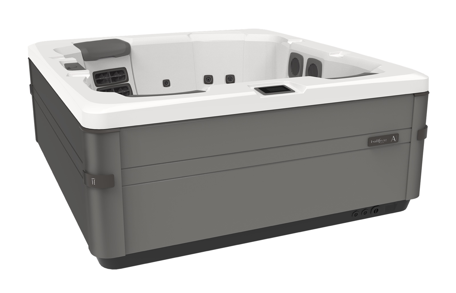 Bullfrog Spas A6 Choice Whirlpool für 6 Personen 203x224x86cm Coastal Grey