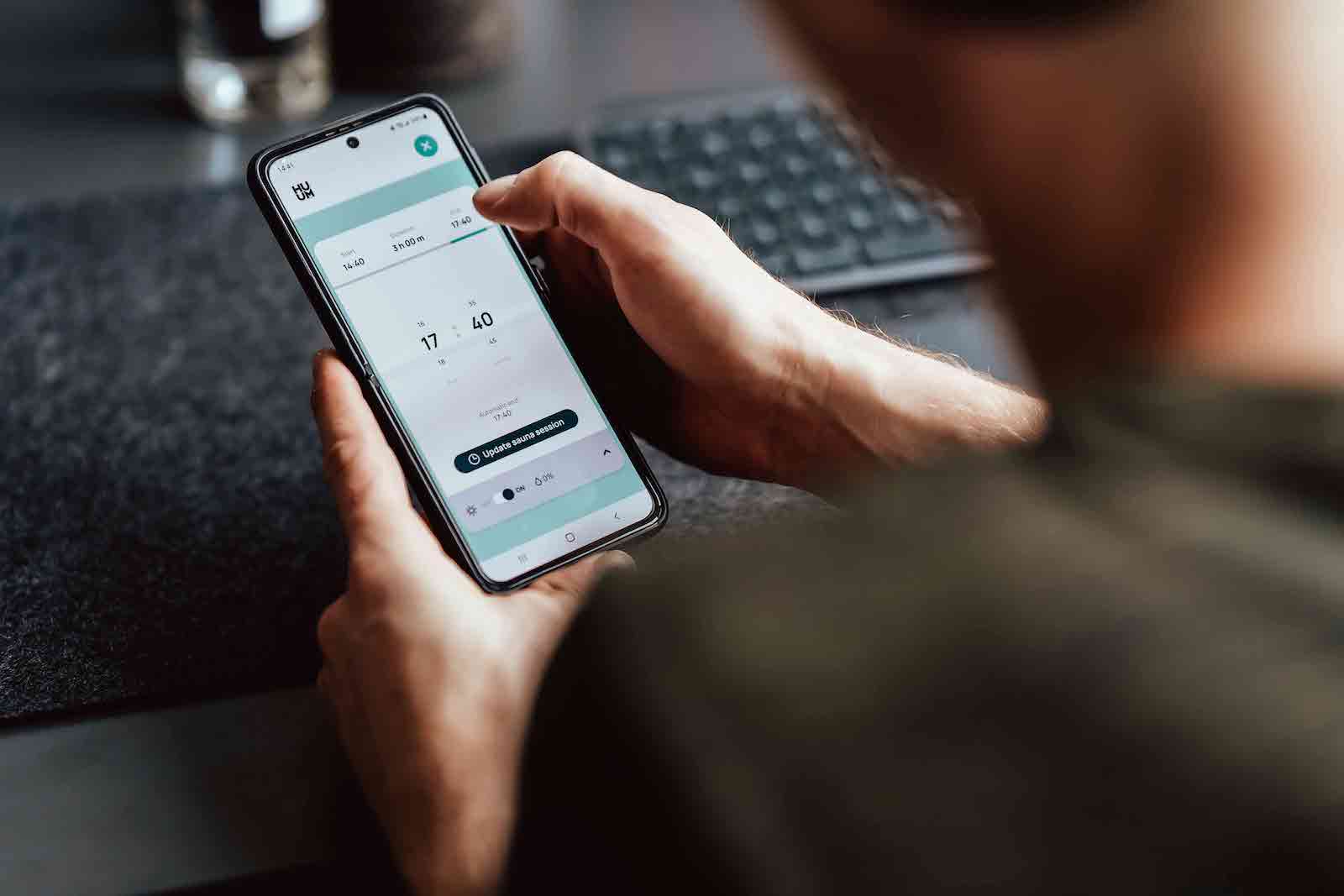 HUUM UKU 4.2 WiFi Black Saunasteuerung bis 18 kW mit App-Steuerung Saunabedienfeld CLASSIC