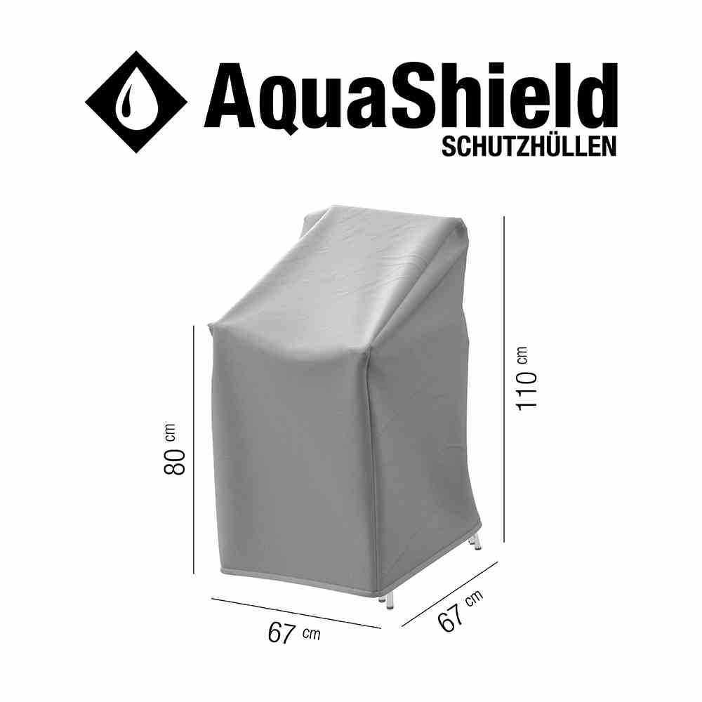 Siena Garden AquaShield Stapelstühle - hellgrau, Polyester (D41164)