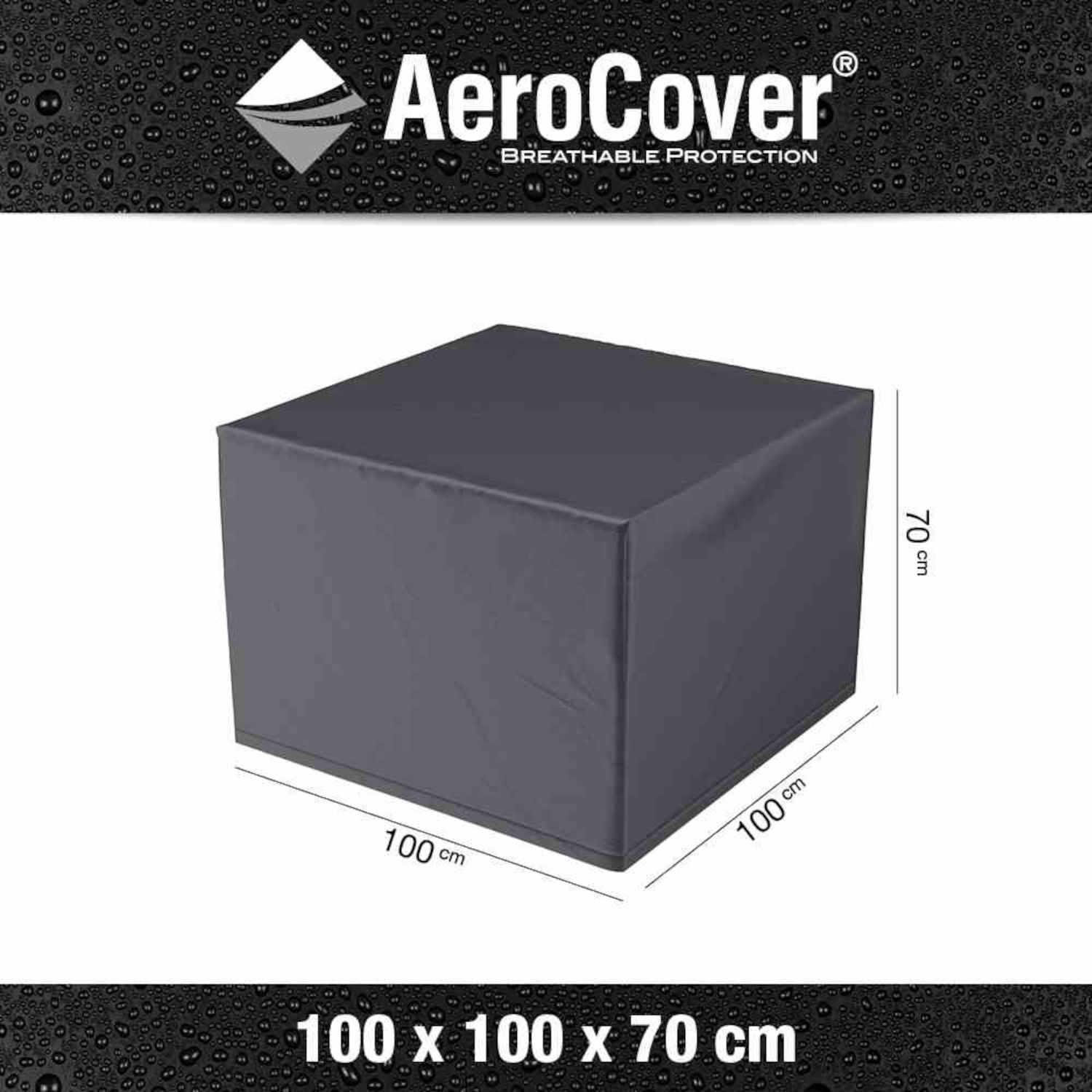 AeroCover Schutzhülle für Loungesessel Schutzhaube Sesselabdeckung 100x100x70cm