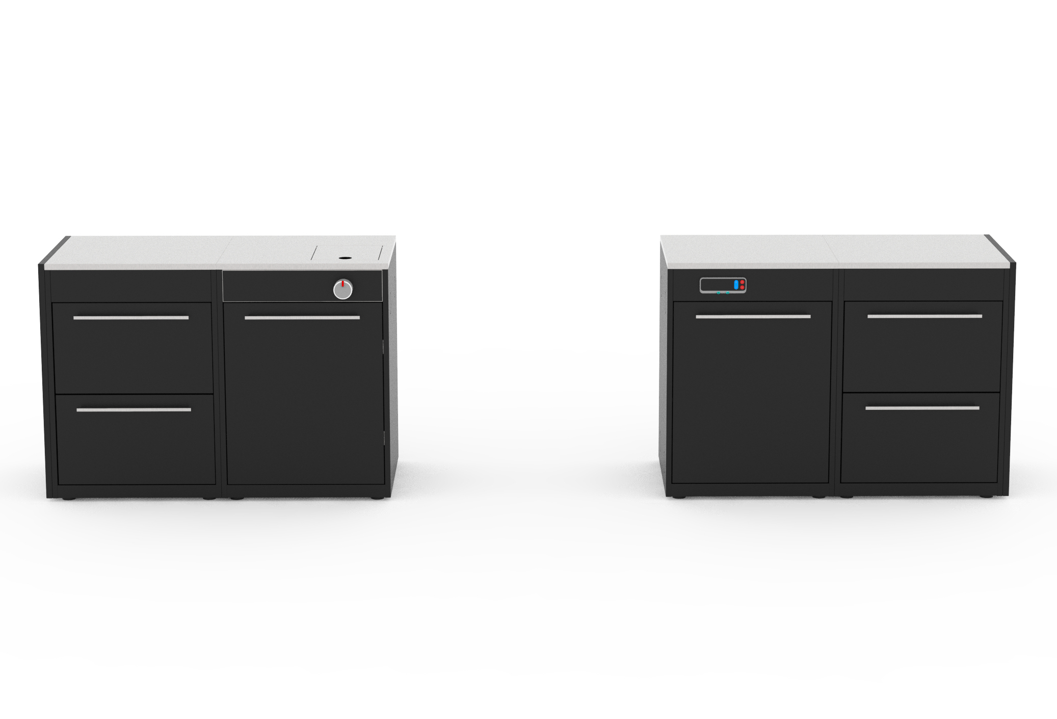 BBQ Kitchen Gas 431 2x 2‐Ladenmodul, Seitenkocher-Türmodul und Türmodul für Genesis