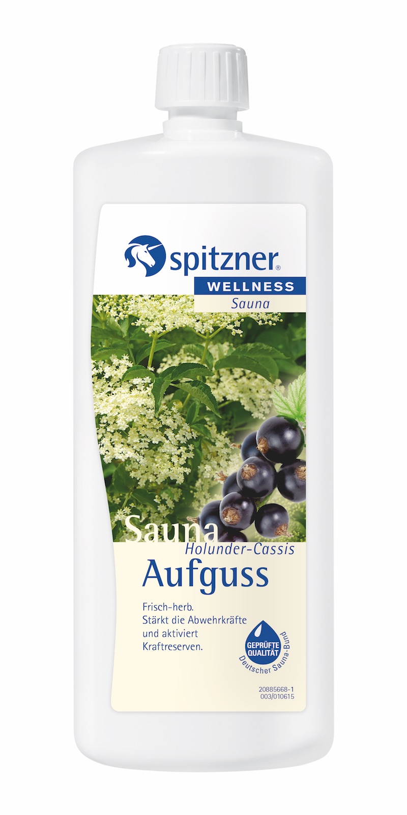 Spitzner Saunaaufguss Holunder Cassis 1 Liter  8850048