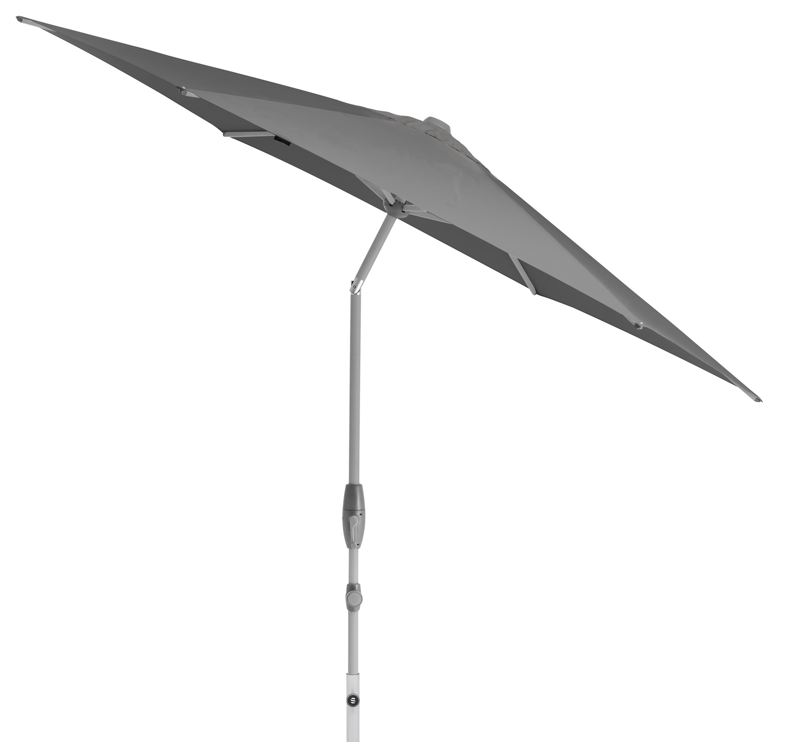 Sonnenschirm SUNCOMFORT® by Glatz Shell Turn rund ø 300 cm in Stone Grey 057