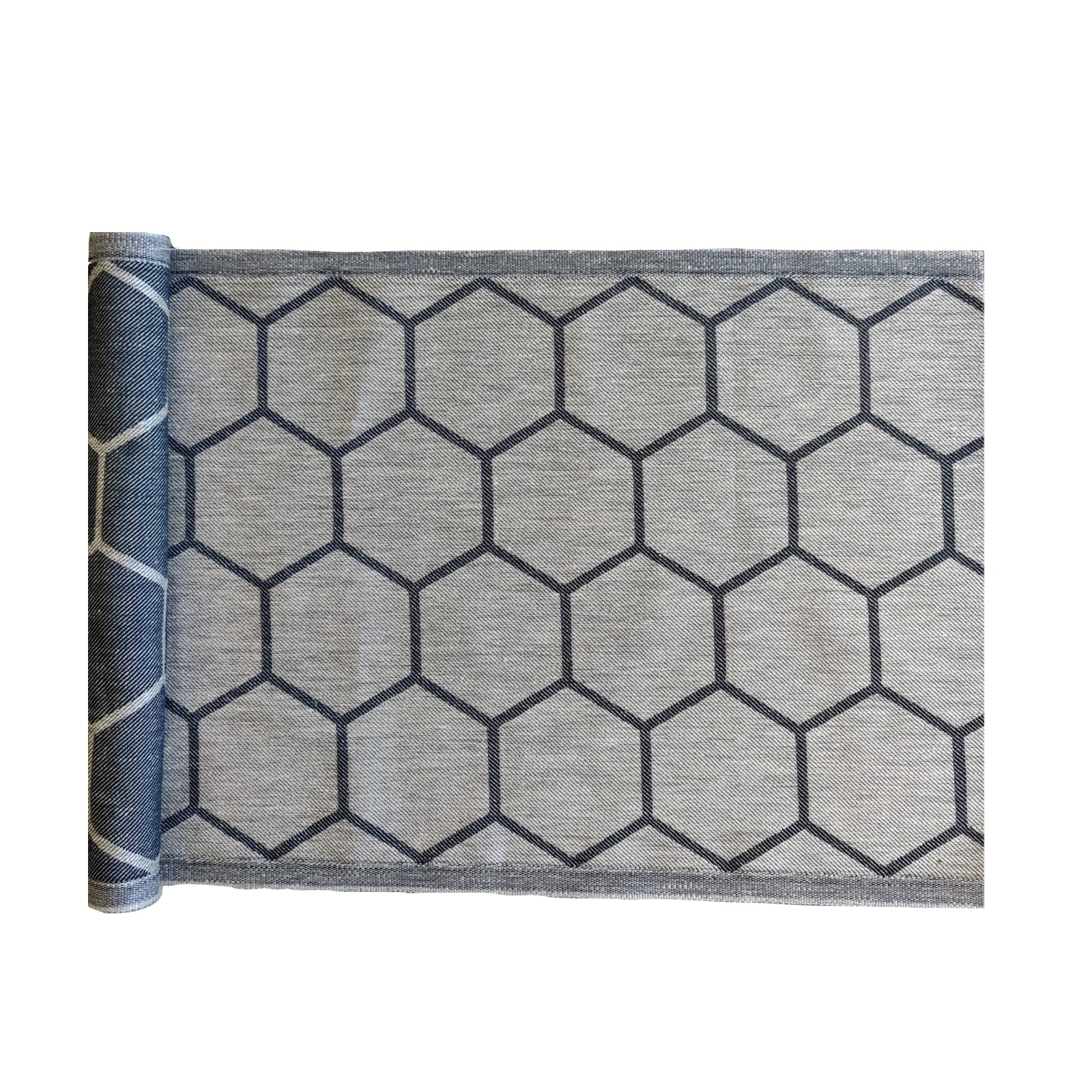 Jokipiin Laatta Sauna Sitzunterlage 45 x 160 cm Sauna Seat Cover natural / black