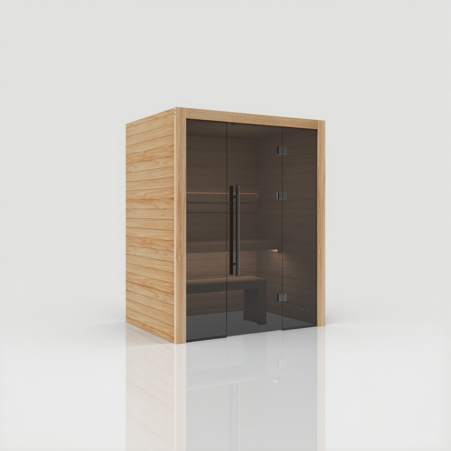Hekla Traditional 160 Scandi Sauna für 2-3 Personen Saunakabine 160x120x210 cm