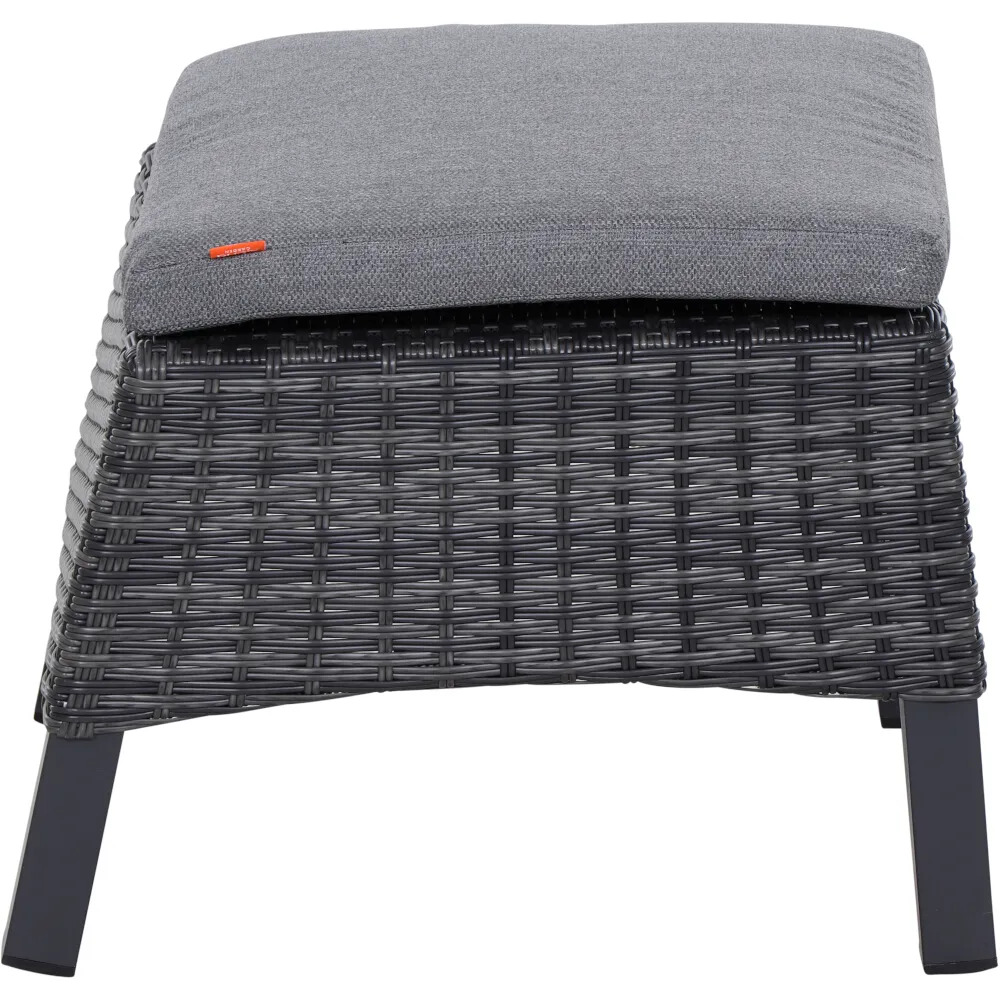 Siena Garden Hocker Taranto Alu, Geflecht, inkl. Kissen M21904