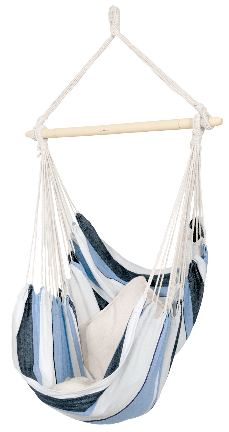 AMAZONAS L Hängesessel Havanna Marine mit Spreizstab Sitzfläche ca. 150 x 120 cm