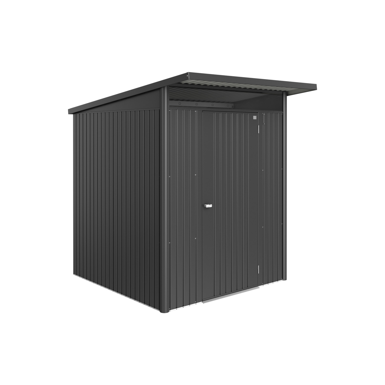 Biohort Gartenhaus AvantGarde®ECO mit Standardtür dunkelgrau-metallic 8 verschiedenen Größen Gerätehaus