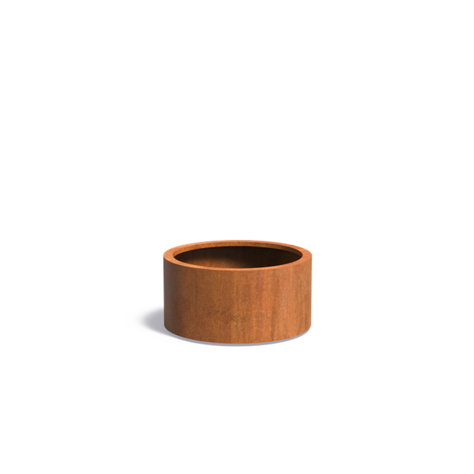 Adezz Circum mit Boden Pflanzgefäß aus Corten-Stahl Pflanzkübel Blumentopf