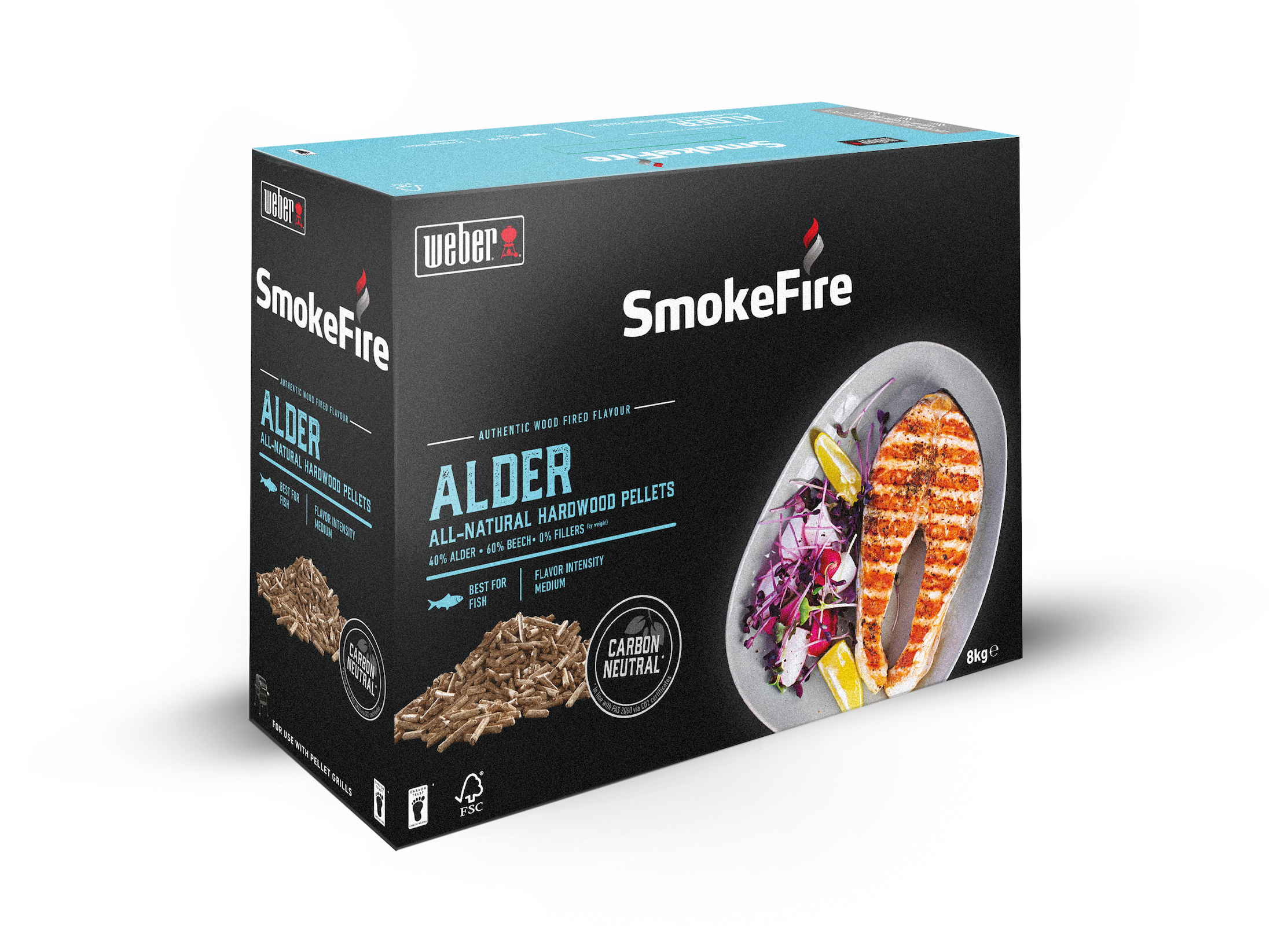 Weber SmokeFire Holzpellets Erle 8 kg