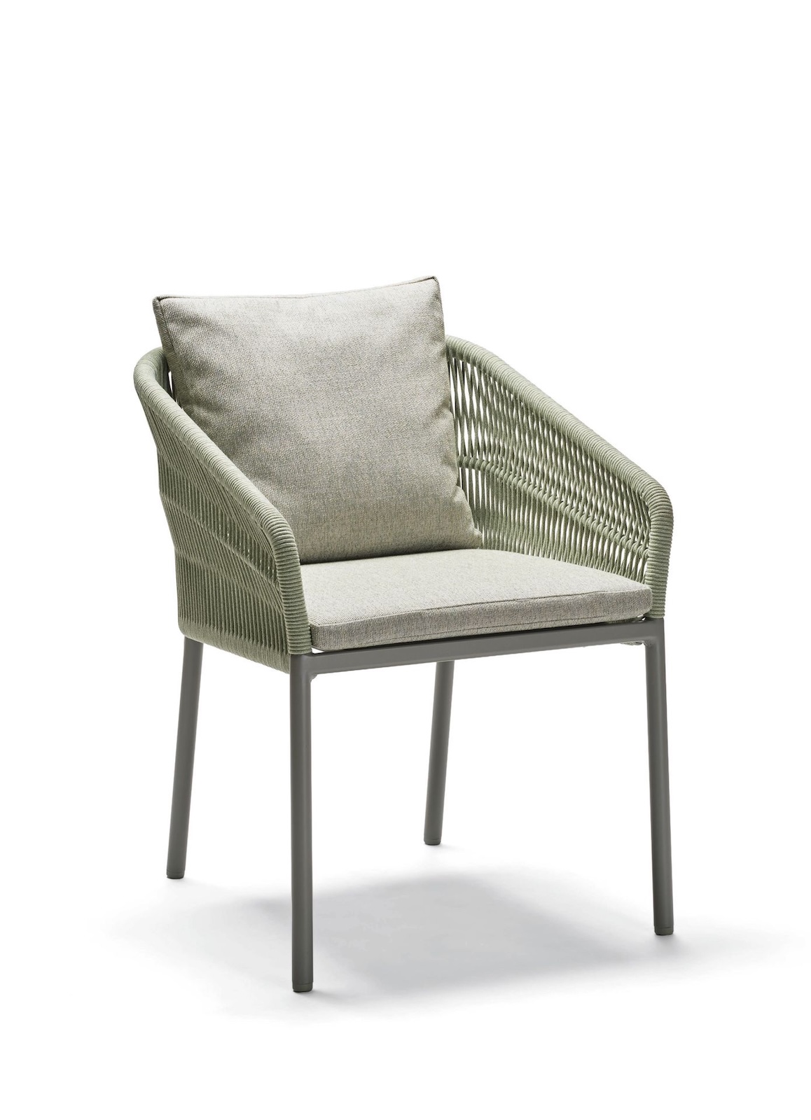 Stern Jella Stapelsessel Gartenstuhl Stapelstuhl Gartensessel mit Kissen Pistazie