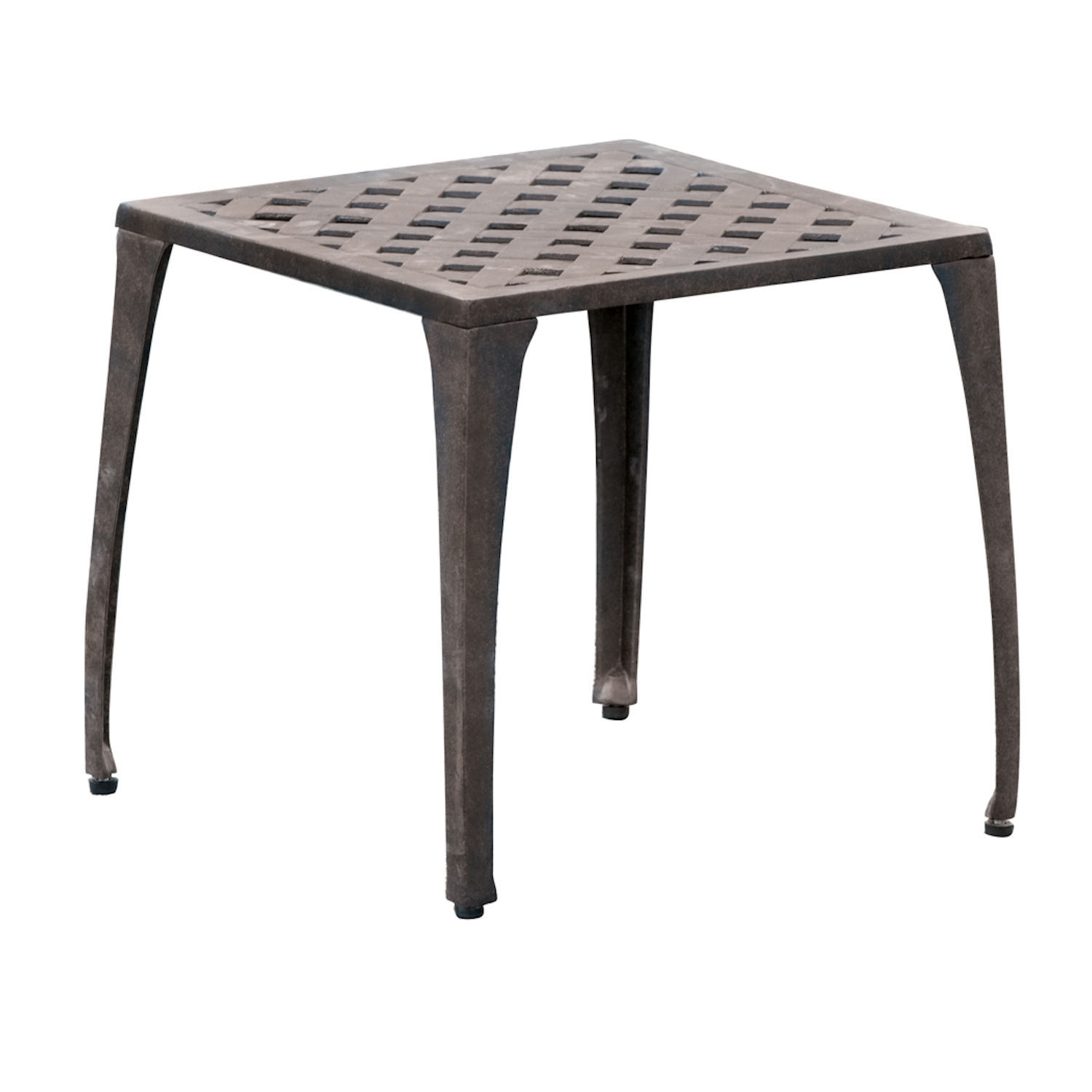 Inko Duke/Nexus Fußhocker Alu-Guss 45x45x44 cm Sitzhocker Tisch 2 Farben zur Wahl