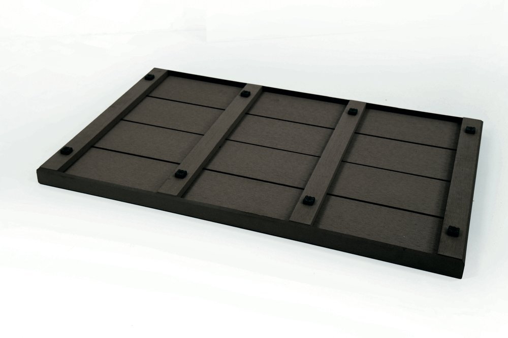Steinbach Outdoor Bodenelement für Solardusche und Leiter Bodenplatte für Gartendusche