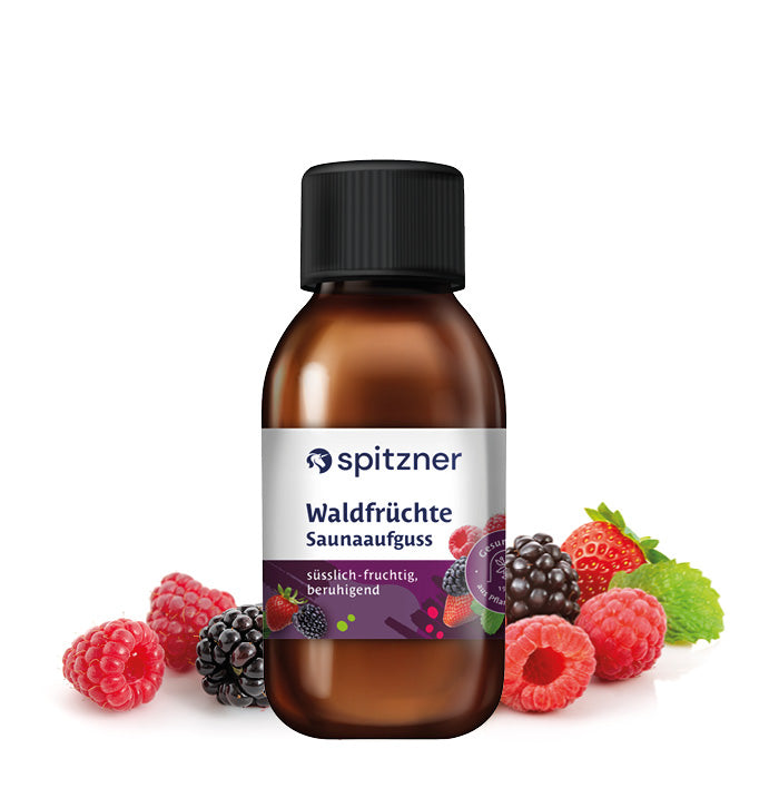Spitzner Saunaaufguss Waldfrüchte 125 ml Wellness Sauna Aufguss Wellnessaufguss