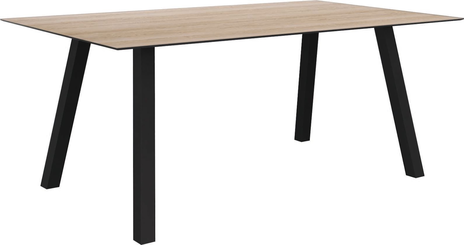 Stern Interno Dining-Tisch Gartentisch Vierkantrohr Aluminium anthrazit mehrere Größen