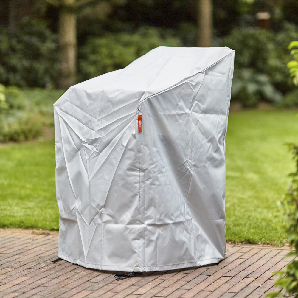 Siena Garden AquaShield Stapelstühle - hellgrau, Polyester (D41164)
