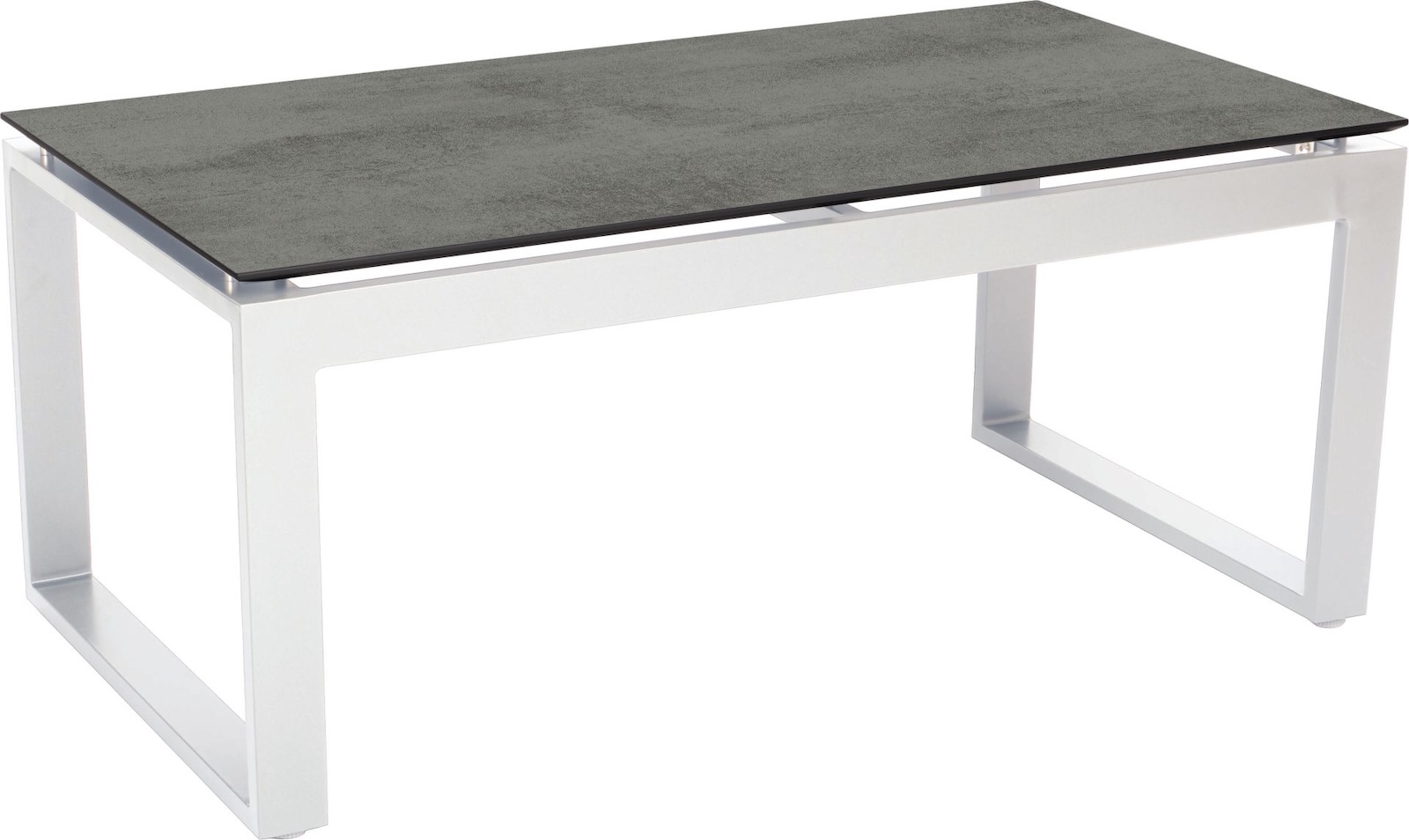 Stern Allround Beistelltisch Gartentisch Lounge-Tisch Aluminium weiß