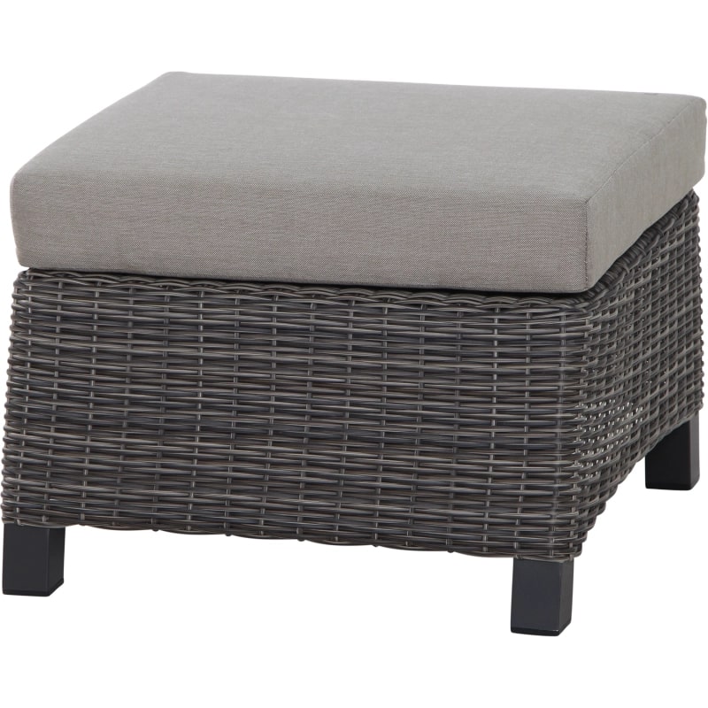 Siena Garden Loungehocker Corido SE Alu, Geflecht, inkl. Kissen