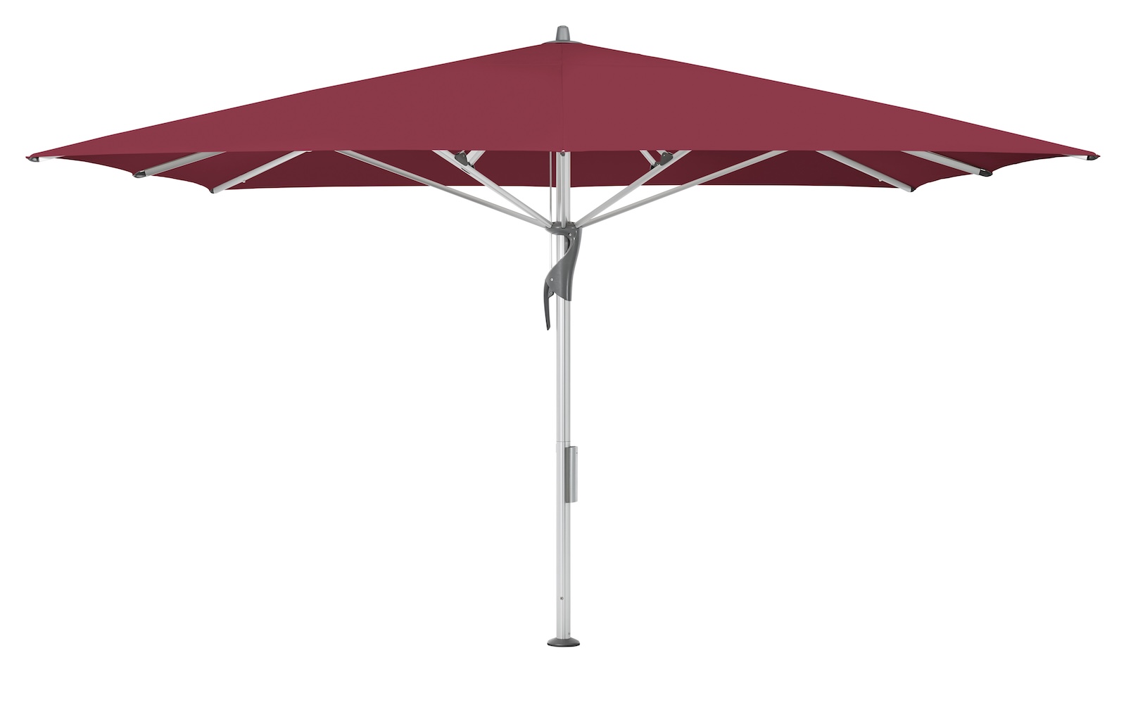 GLATZ Sonnenschirm FORTELLO® quadratisch 300 x 300 cm Mittelmastschirm inkl. Akku-Pack in 10 Farben