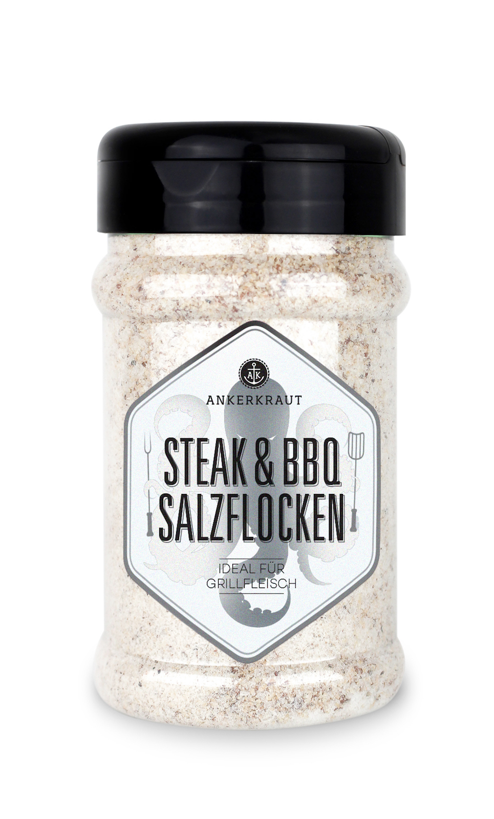Ankerkraut Steak & BBQ Salzflocken Gewürzmischung im Streuer 190 g Steakgewürz