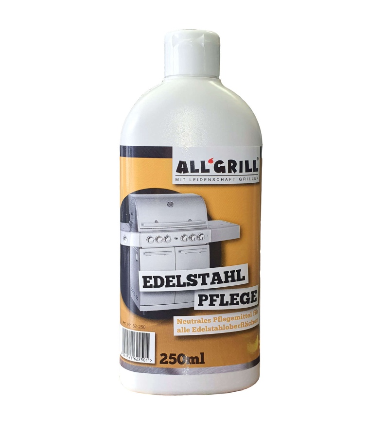 ALLGRILL Edelstahl-Pflegemittel 250 ml Edelstahlpflege PE-Flasche 62-250