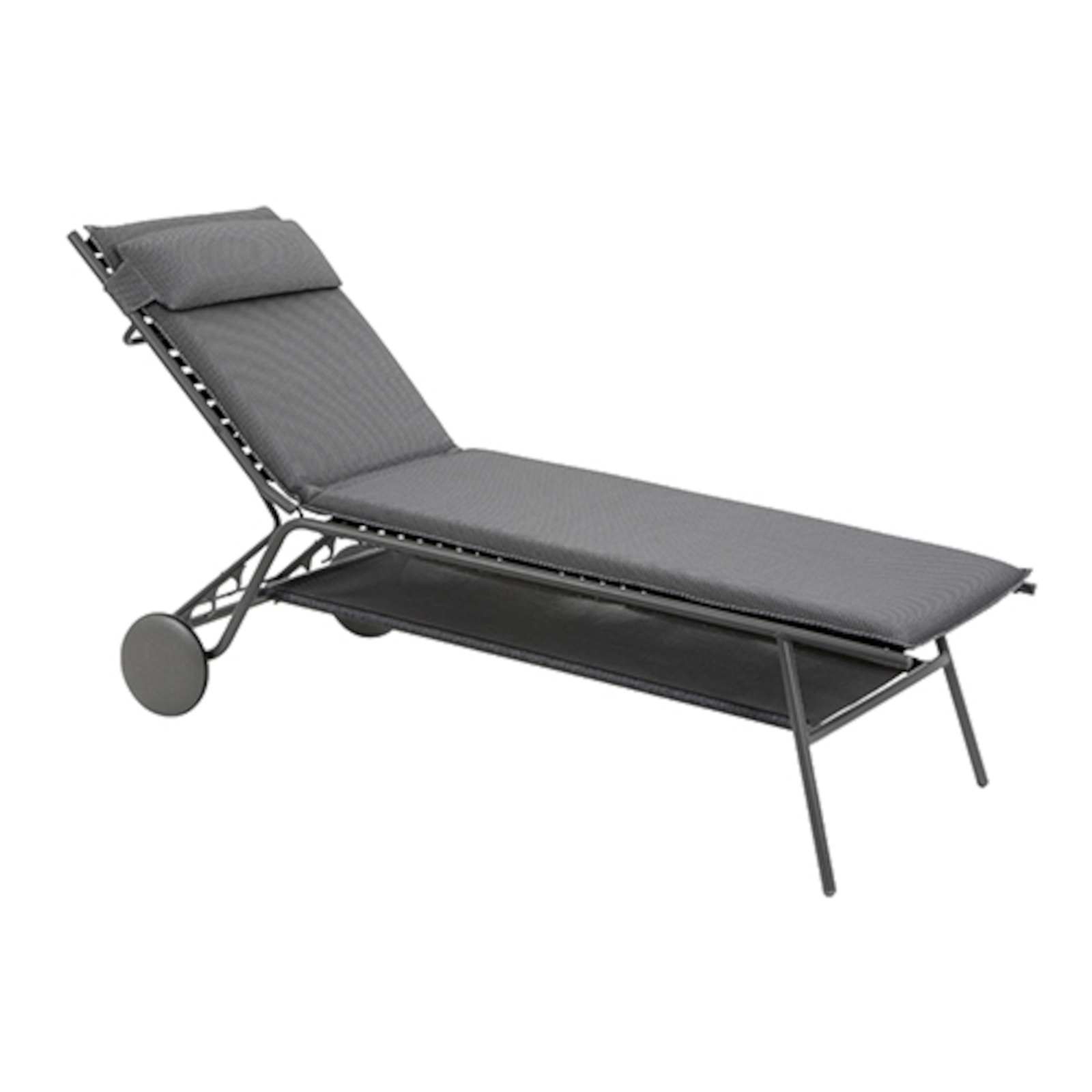 Lafuma Miami II Haut BeComfort® Duo Sonnenliege Gartenliege Relaxliege Dark Grey