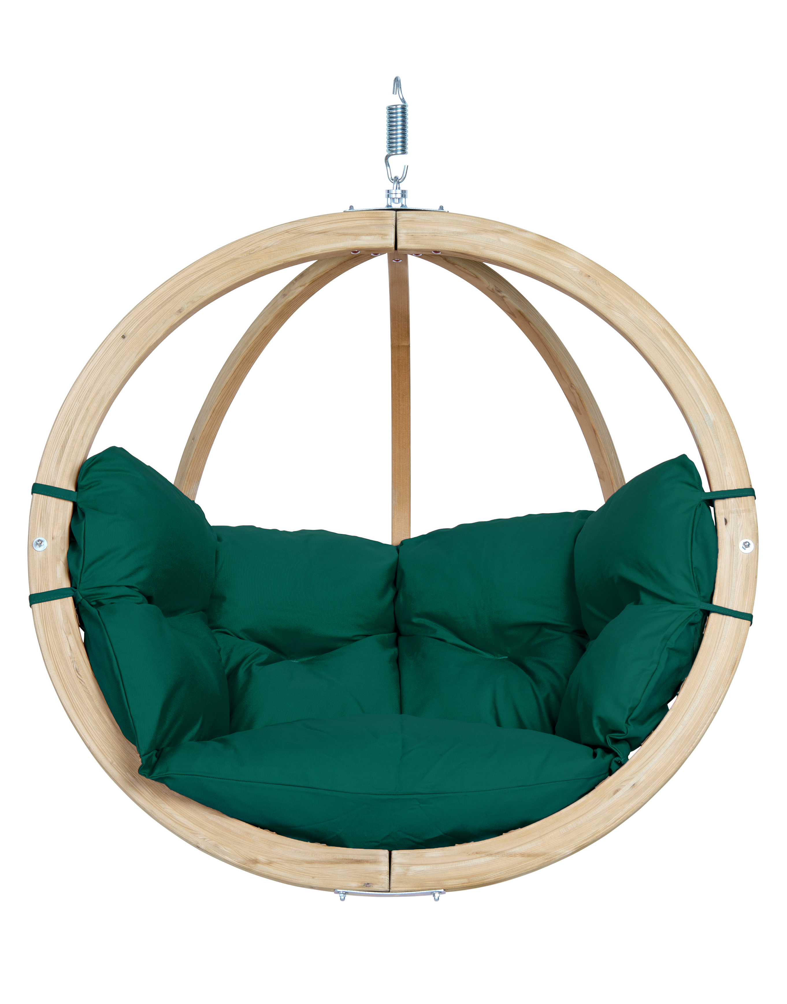 AMAZONAS Hängesessel Globo Chair Verde inkl. Sitzkissen und Spiralfeder
