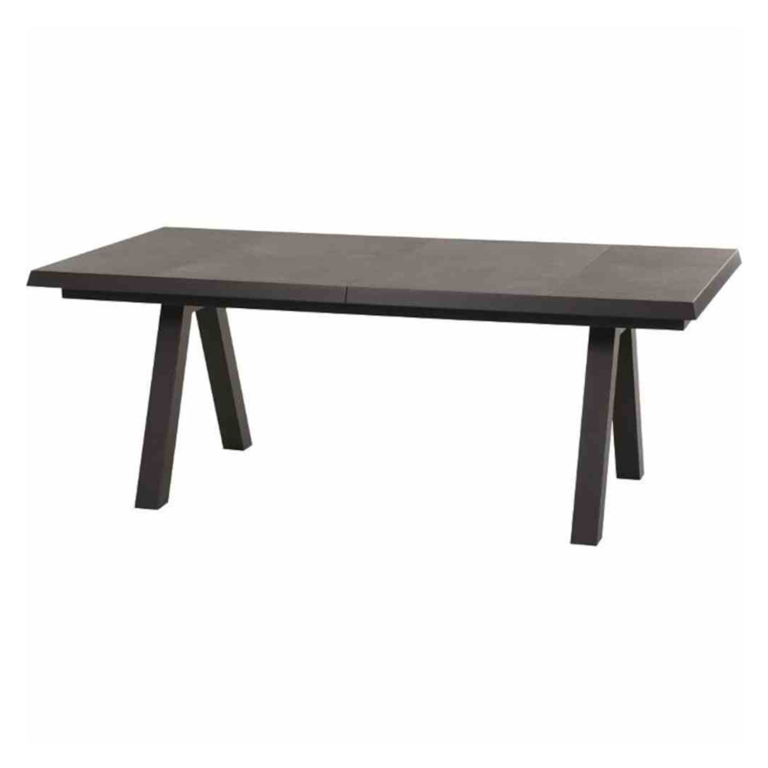 Siena Garden Ausziehtisch Lindos Tirana 205/265 cm anthrazit/Teak Gartentisch