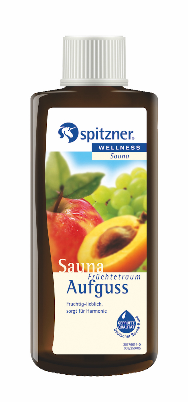 Spitzner Saunaaufguss Früchtetraum 190 ml fruchtig-lieblich Sauna Aufguss Konzentrat