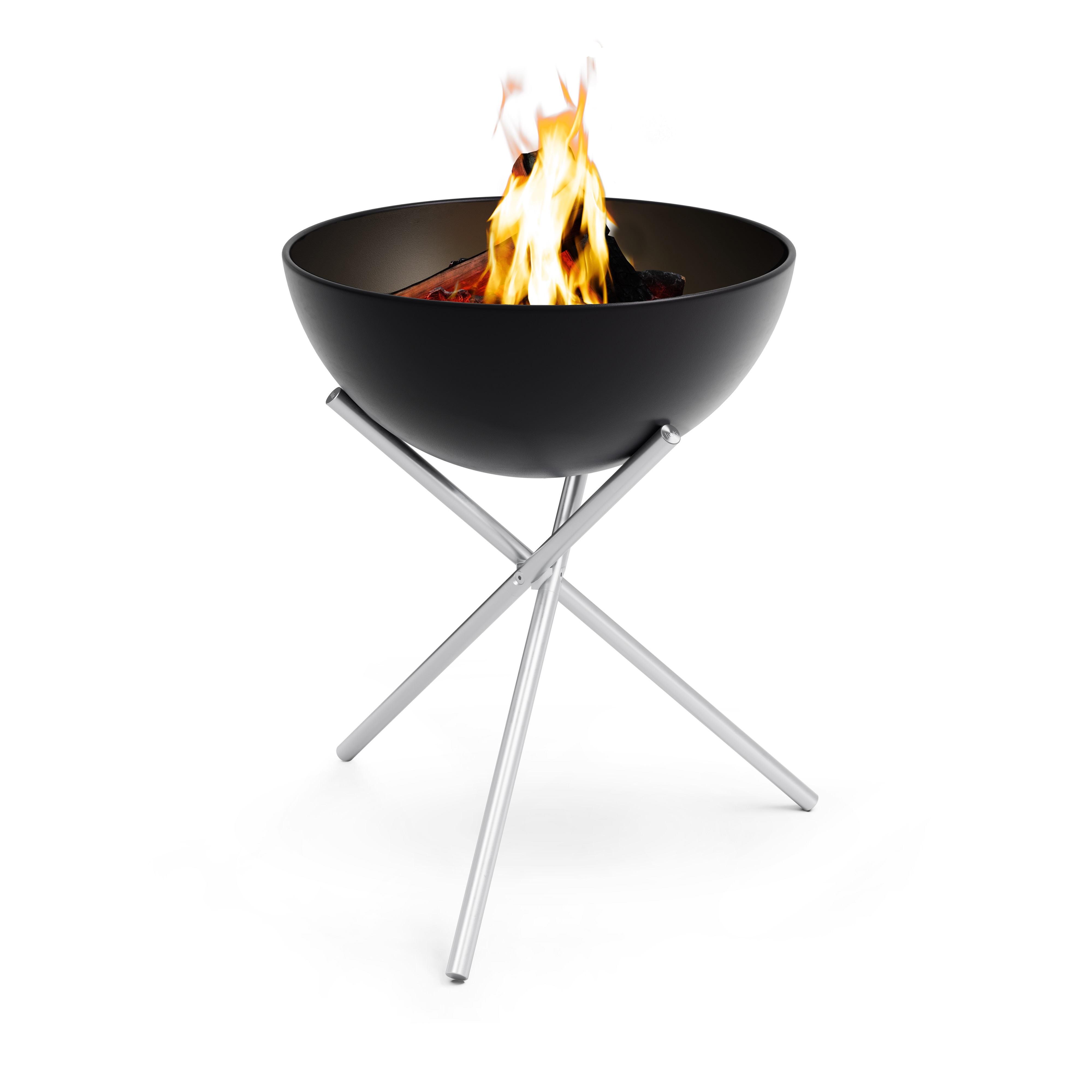 höfats neigbare Feuerschale BOWL 57 mit Dreibein  Ø 57 cm