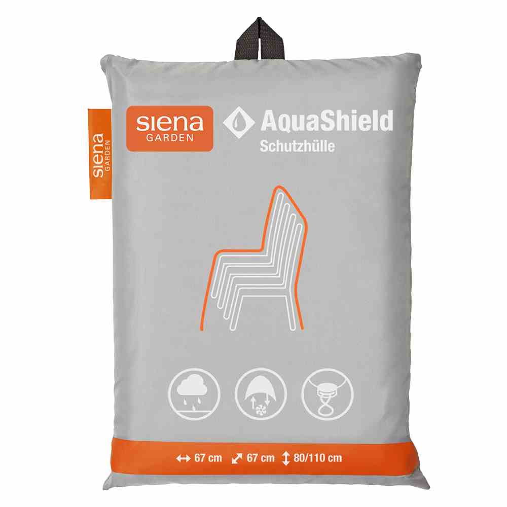 Siena Garden AquaShield Stapelstühle - hellgrau, Polyester (D41164)