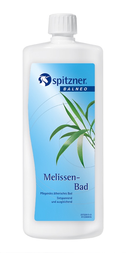 Spitzner Melissen Bad 1 Liter Gesundheitsfördernder Badezusatz mit Melissenextrakt