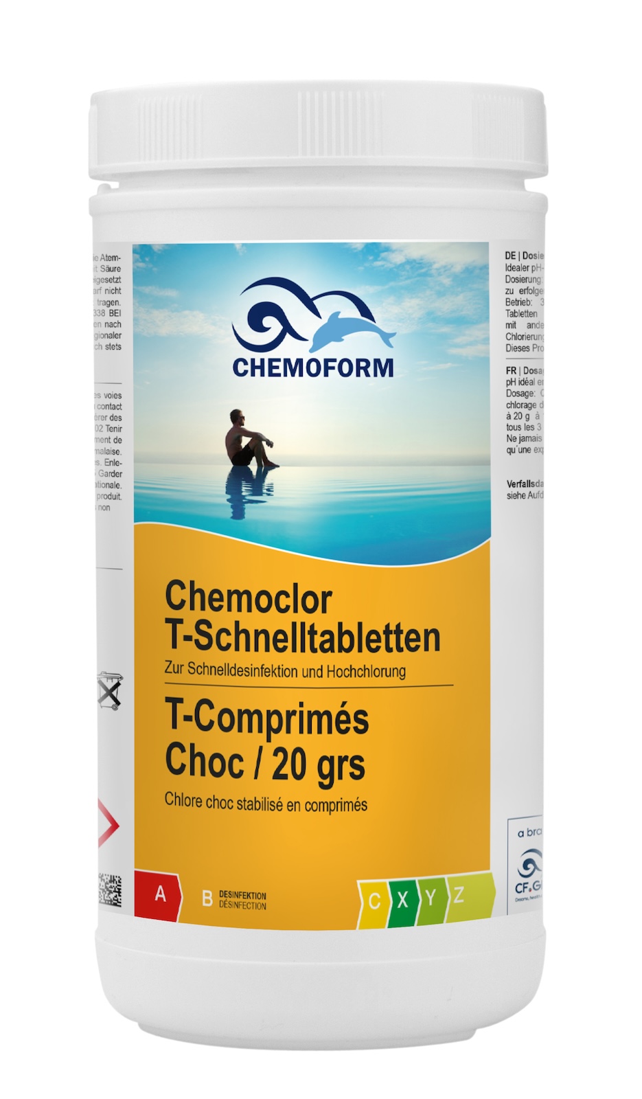 Chemoform Chemoclor T-Schnelltabletten 20 g zur Stoß- und Dauerchlorung 1 kg