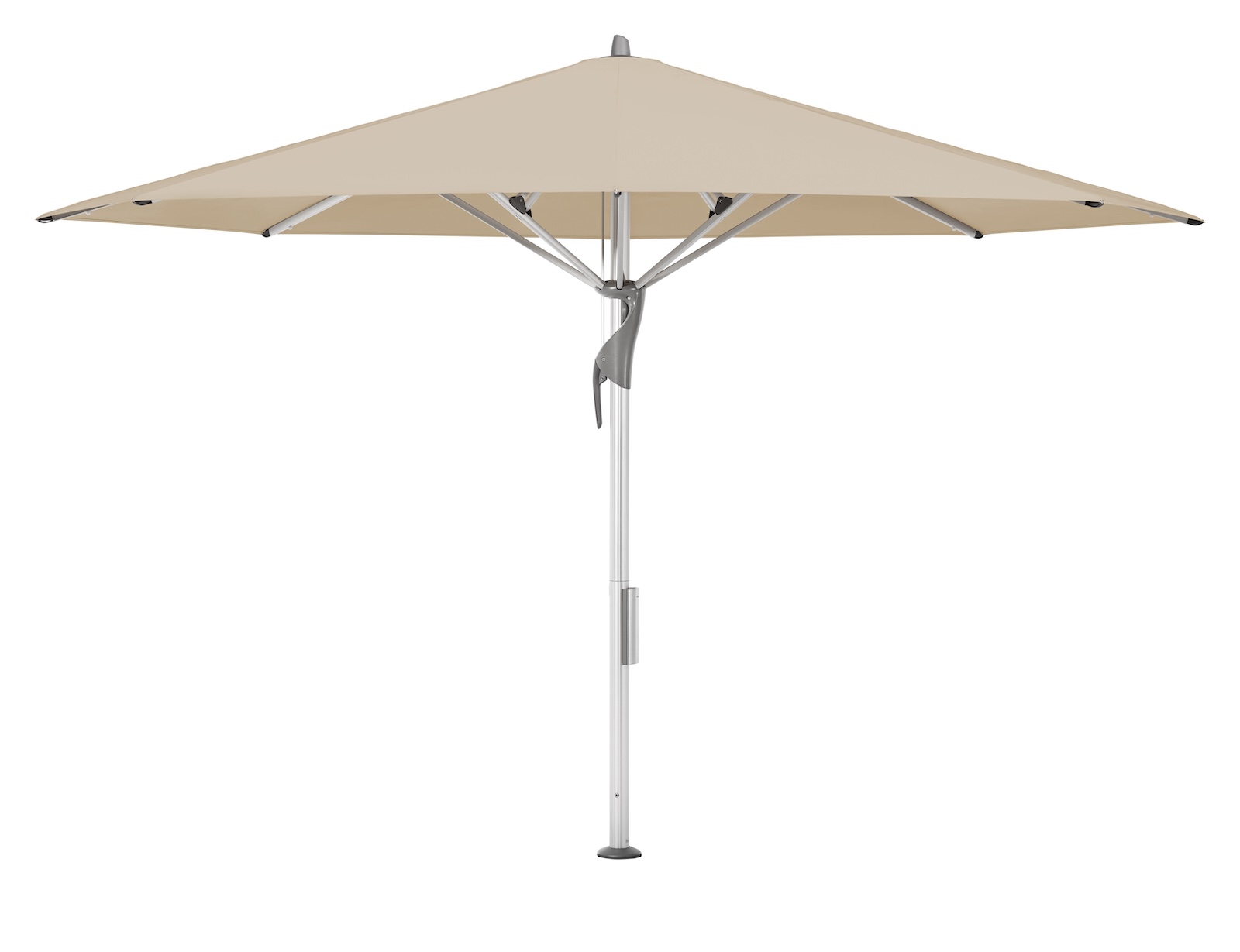 GLATZ Sonnenschirm FORTELLO® rund ø 400 cm Mittelmastschirm inkl. Akku-Pack in 10 Farben