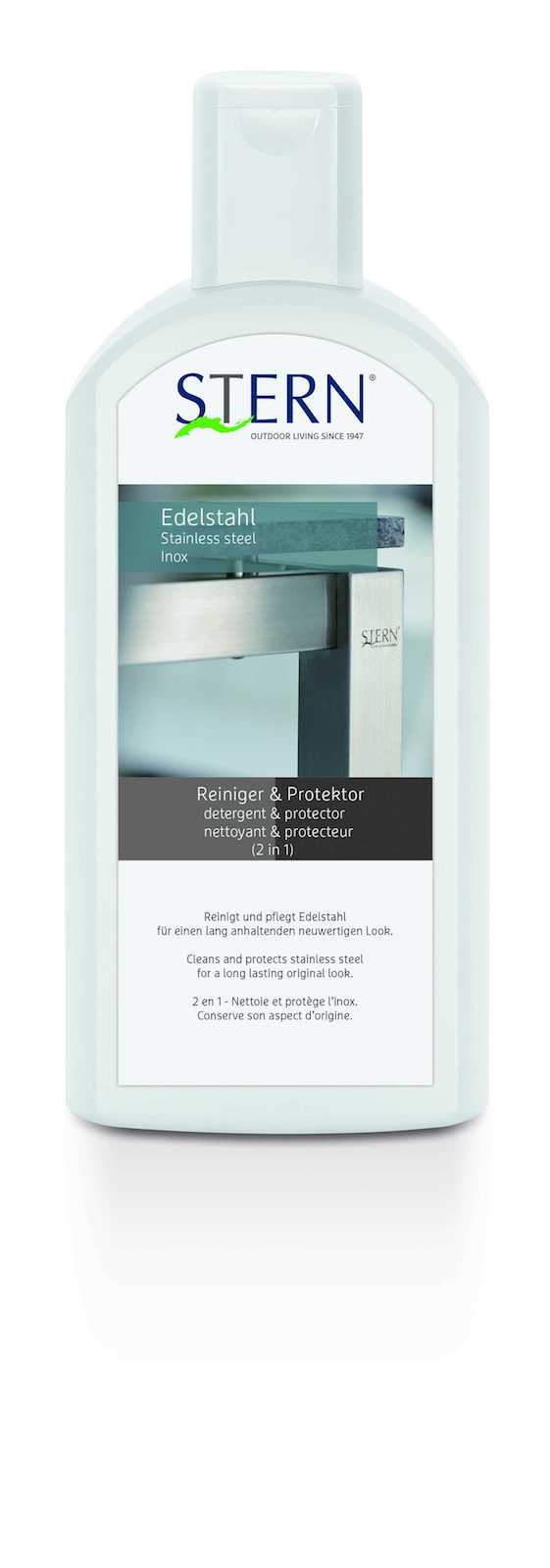 Stern Edelstahl-Reiniger und Protektor 2in1 Pflegemittel für Gartenmöbel 500ml