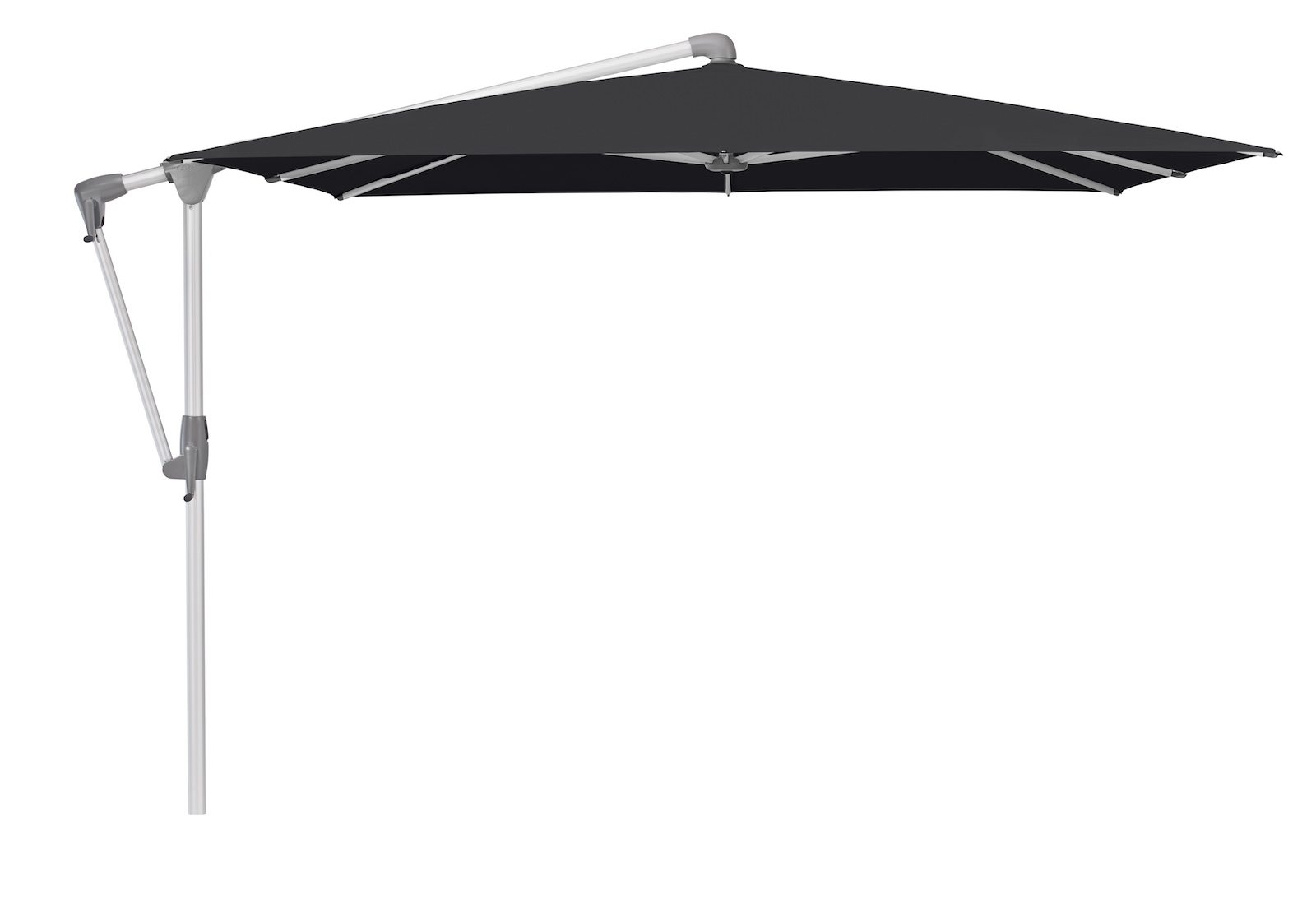 GLATZ Sonnenschirm SUNWING® CASA quadratisch 270 x 270 cm Gestell natureloxiert in 26 Farbvarianten