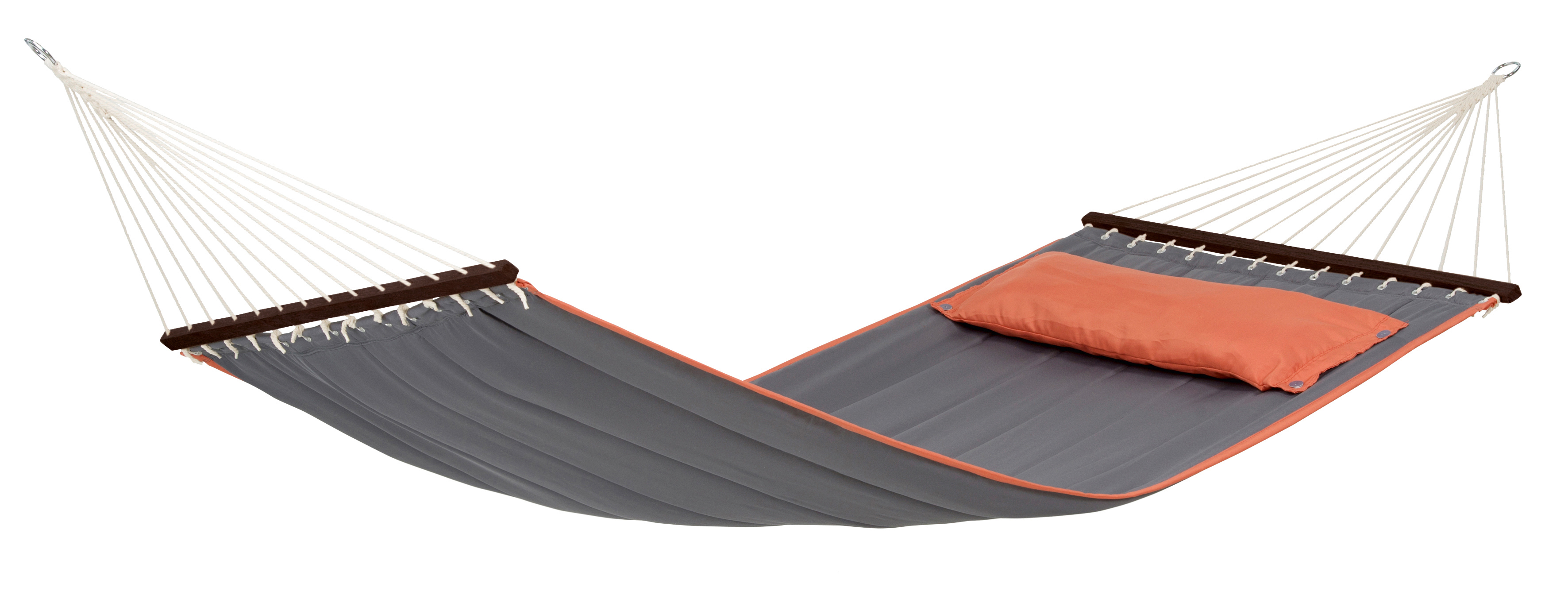 AMAZONAS XL Stabhängematte American Dream Grey inkl. Kopfpolster 200 x 120 cm