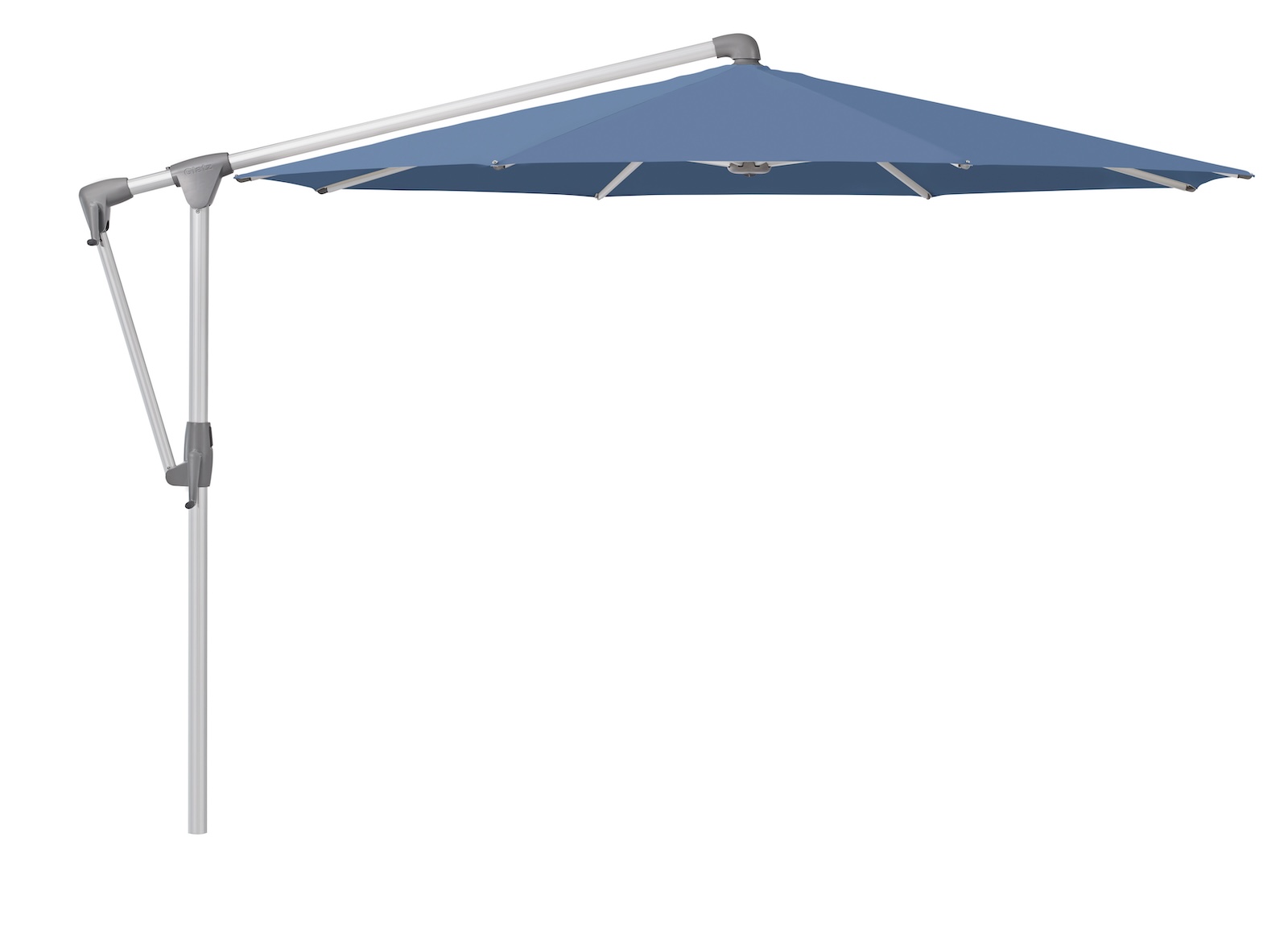 GLATZ Sonnenschirm SUNWING® CASA rund ø 300 cm Gestell natureloxiert 6 Farbvarianten Ampelschirm