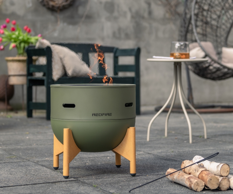 REDFIRE® Pellet Firepit Jubilee M green Feuerschale Feuerkorb Ø 45 cm 210802