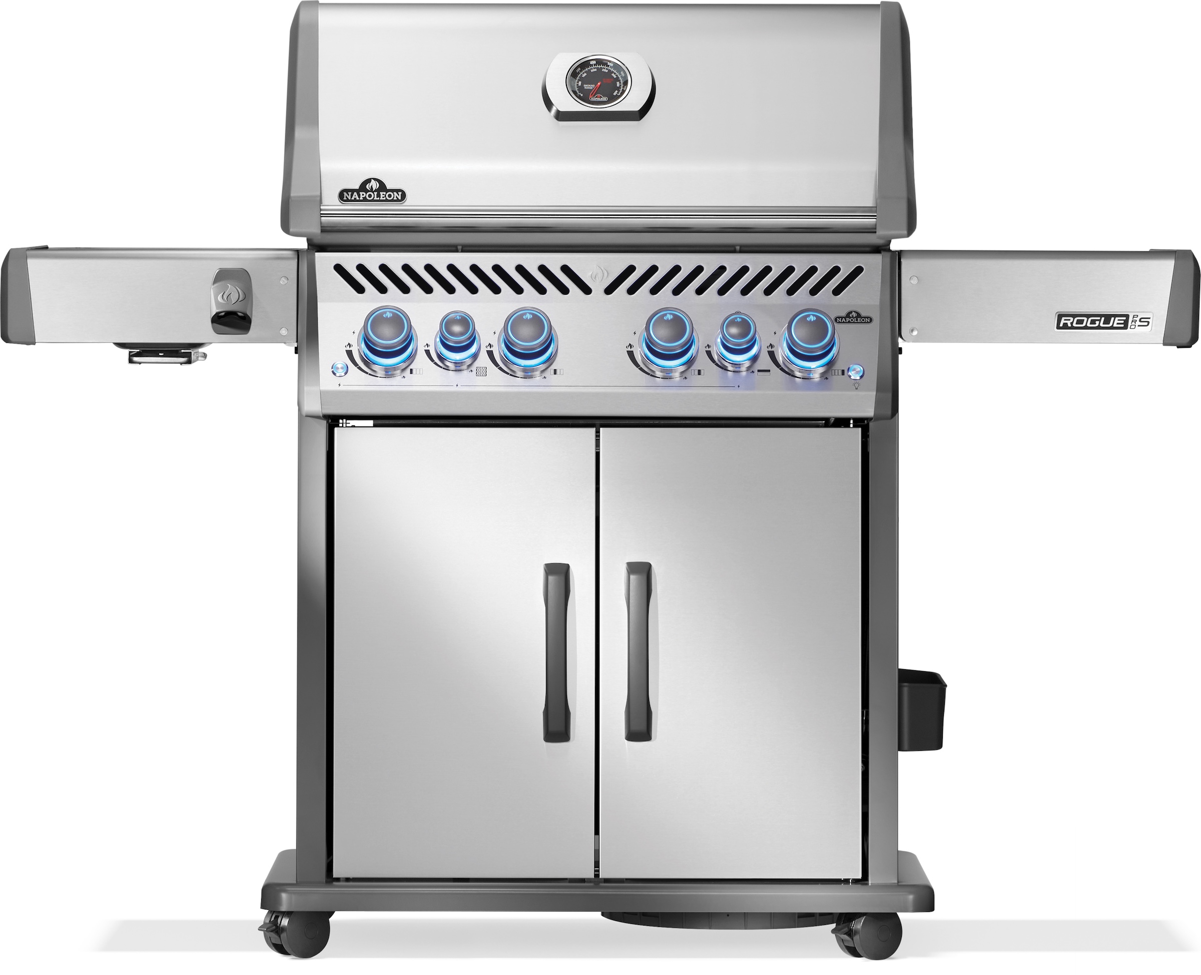 Napoleon Rogue PRO-S 525 Edelstahl Gasgrill mit SIZZLE ZONE & Edelstahl Rosten RPS525RSIBPSS-2-DE