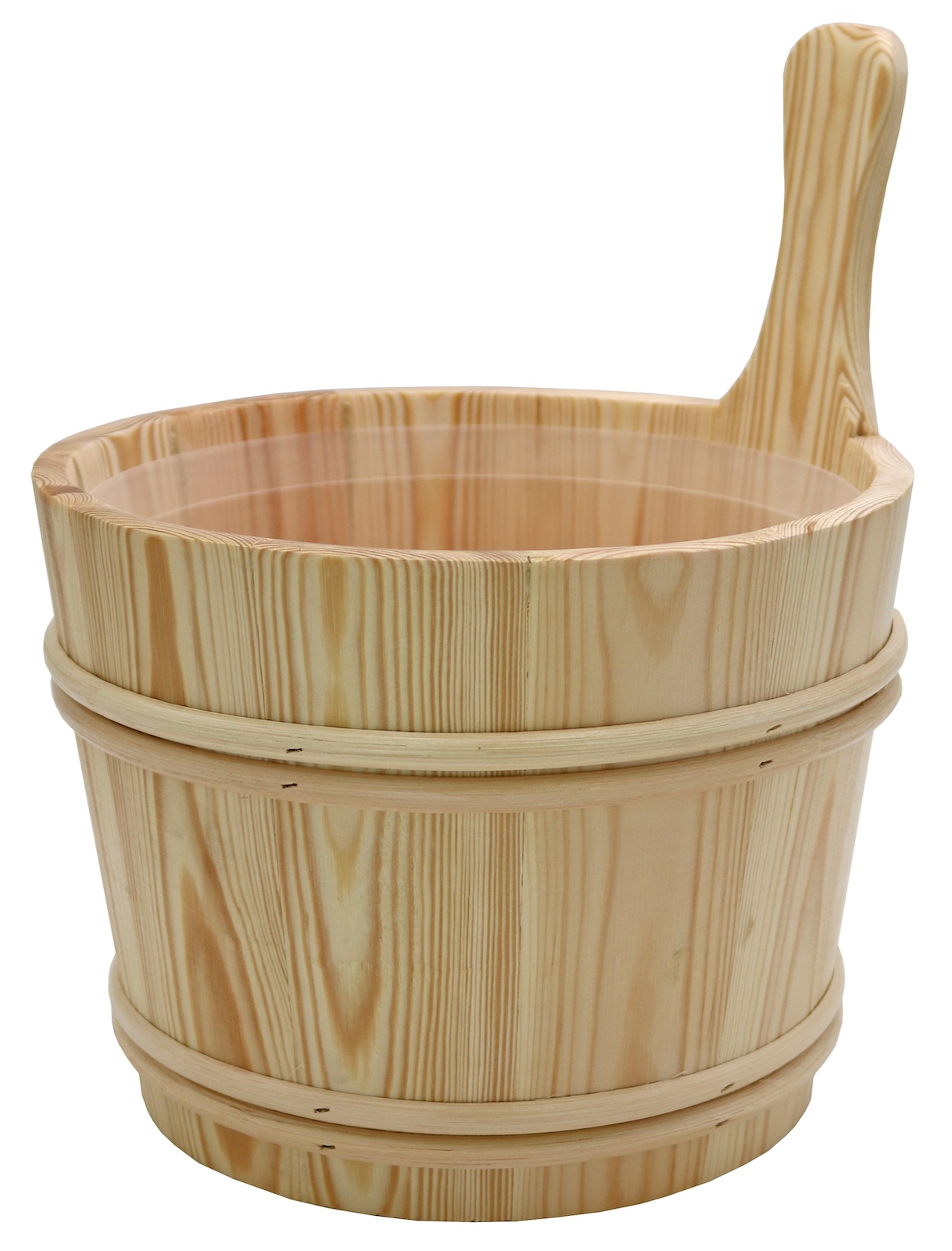 Nikkarien Sauna Holzkübel 7 l Kiefer mit Kunststoffeinsatz 897